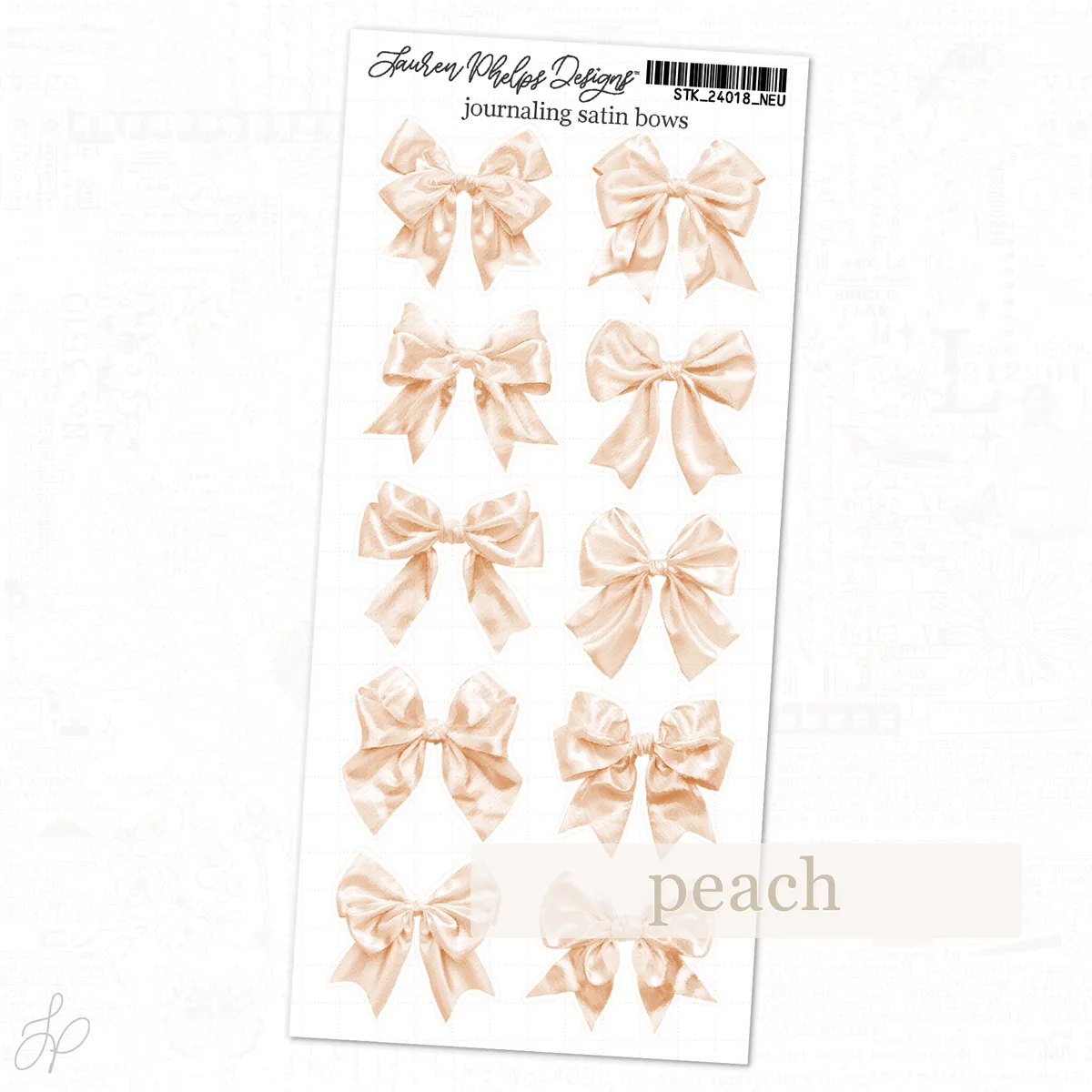 Journaling Satin Bows | Classically Chic Basics