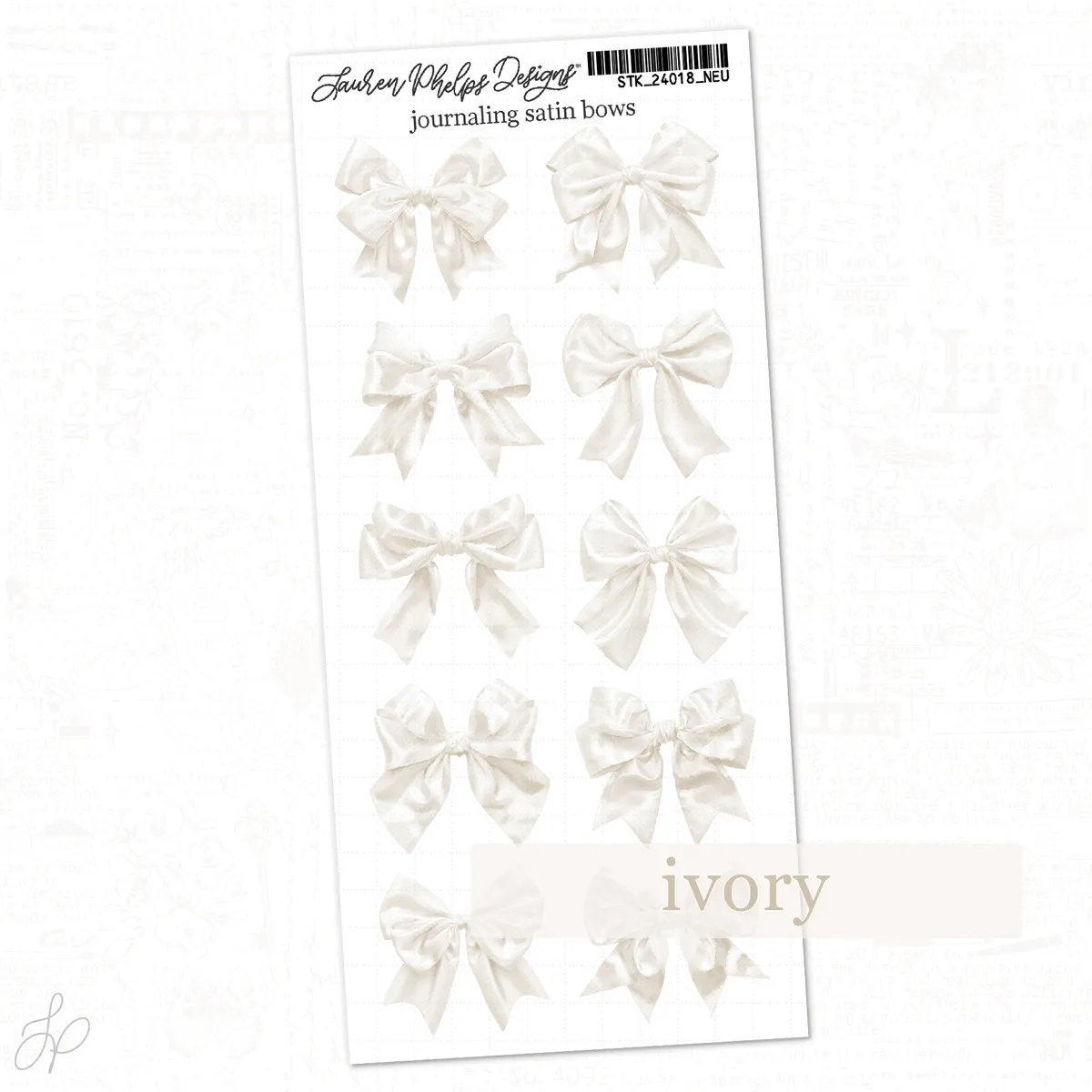 Journaling Satin Bows | Classically Chic Basics