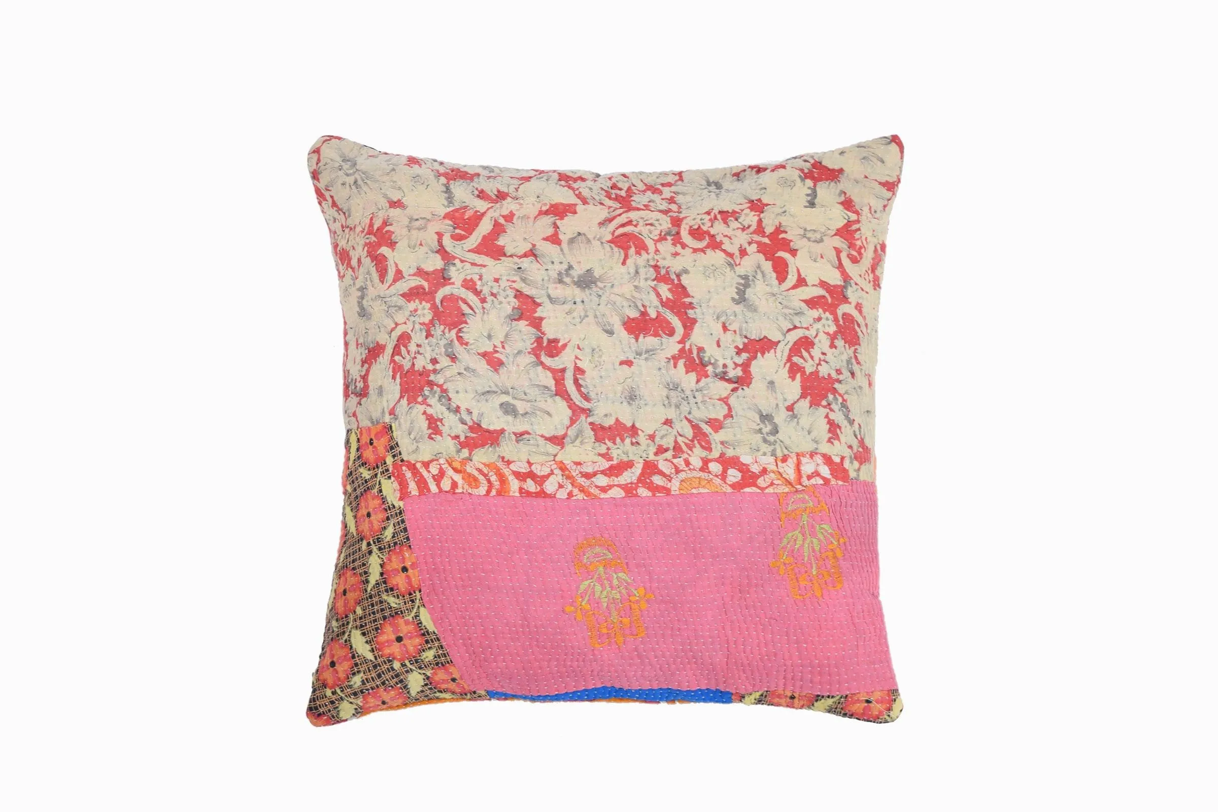 Kantha stitch cushion Ref 18