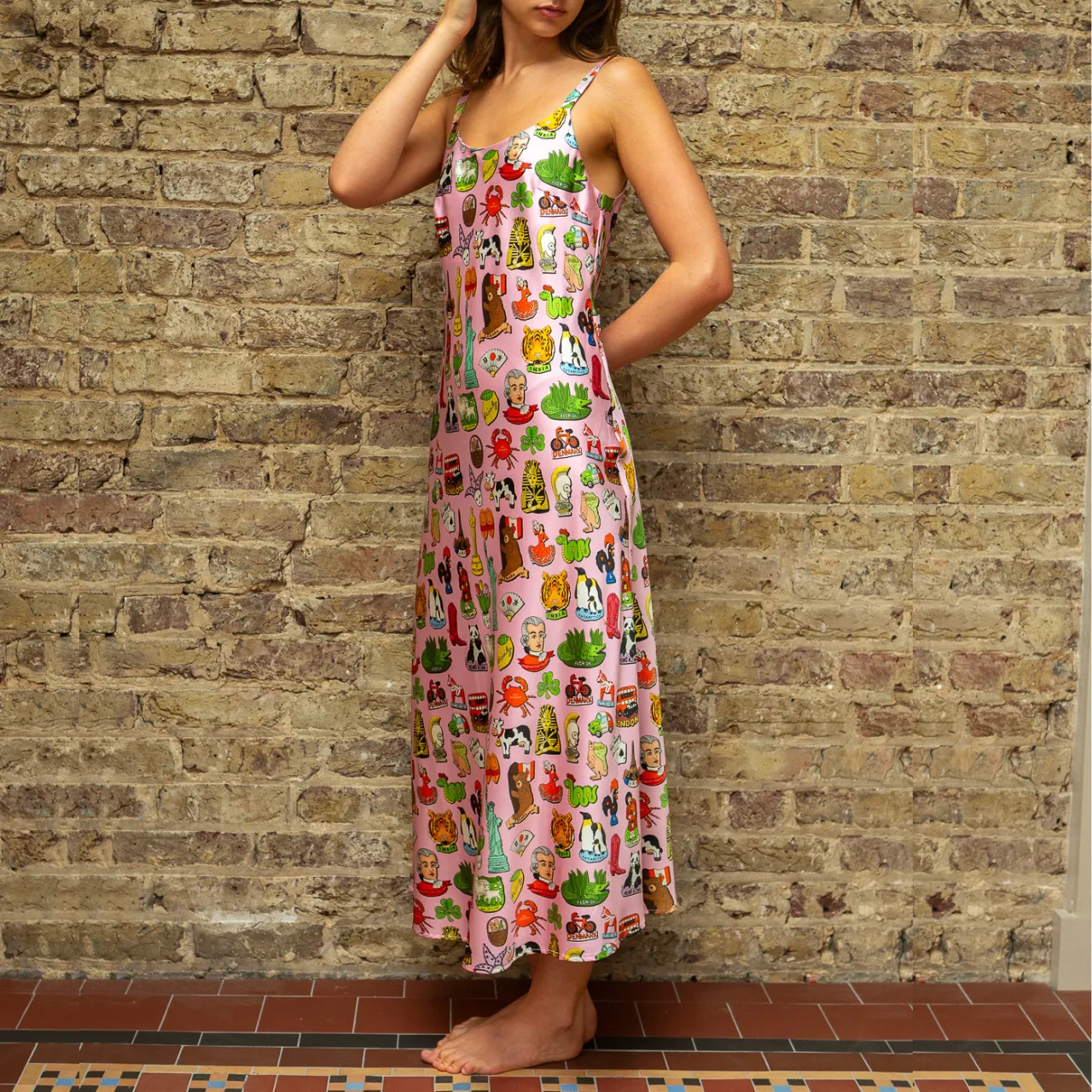 Karen Mabon X Caroline Randell Fridge Magnets Silk Slip Dress