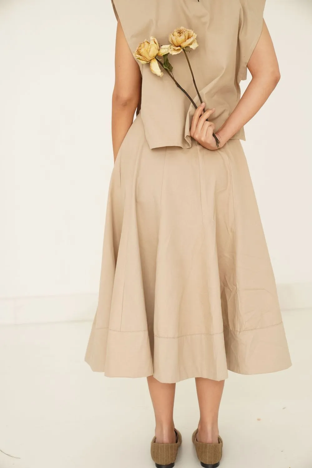 Kenton Skirt Set- Camel