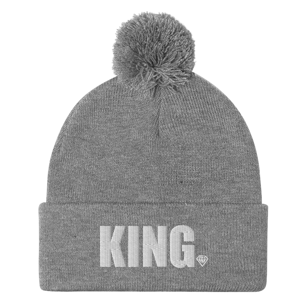 KING OR QUEEN POM POM BEANIE