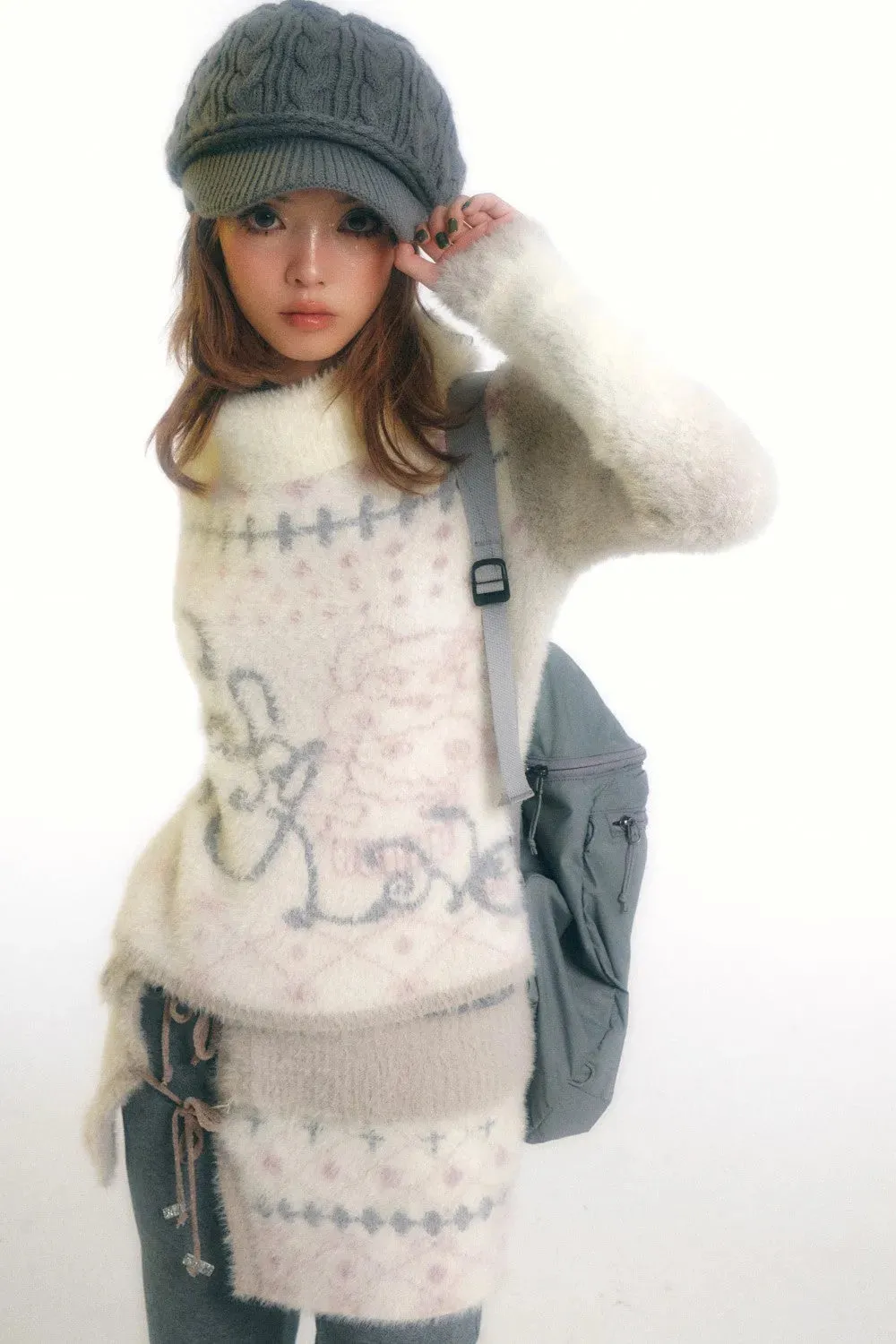 Knitted Turtleneck Sweater