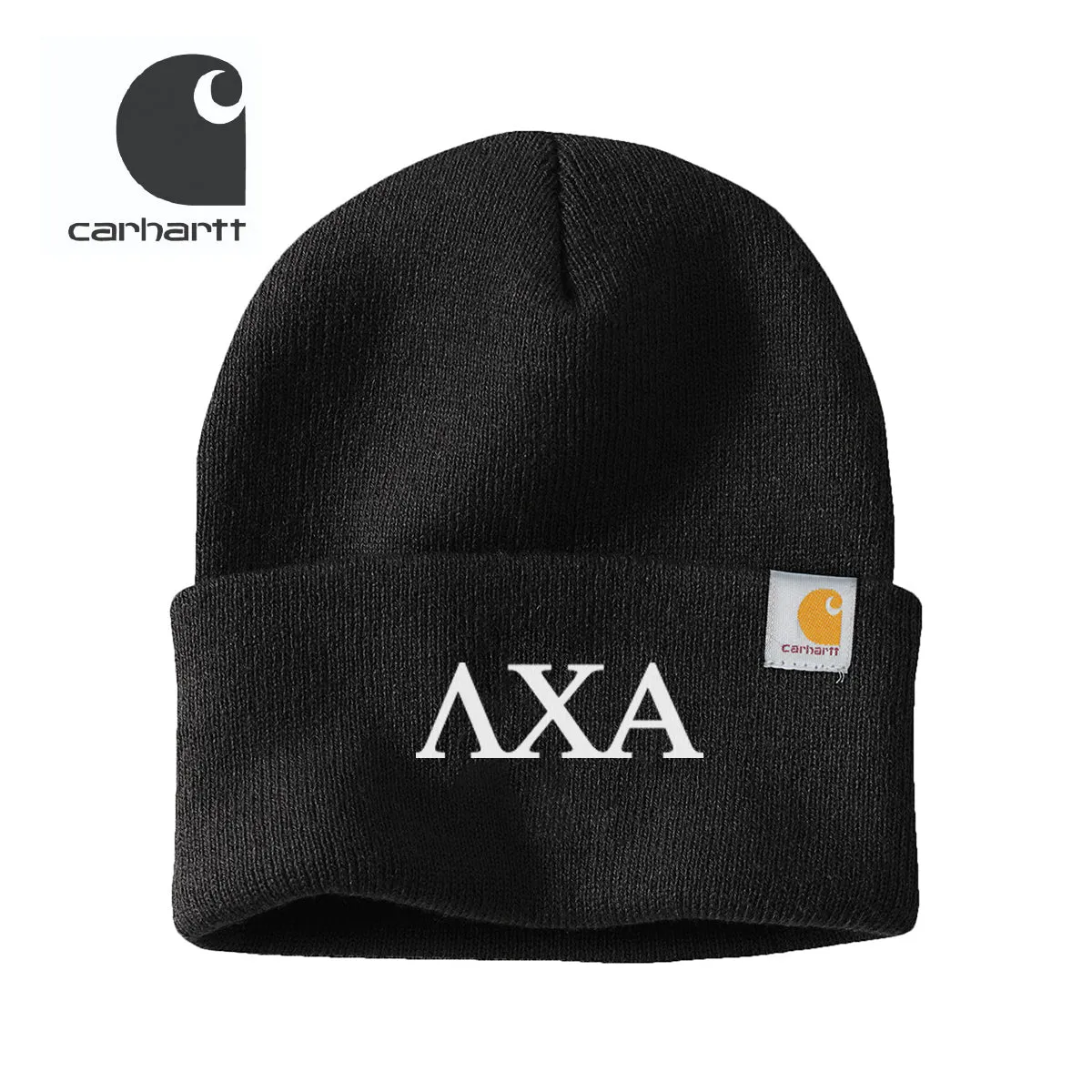 Lambda Chi Black Carhartt Beanie