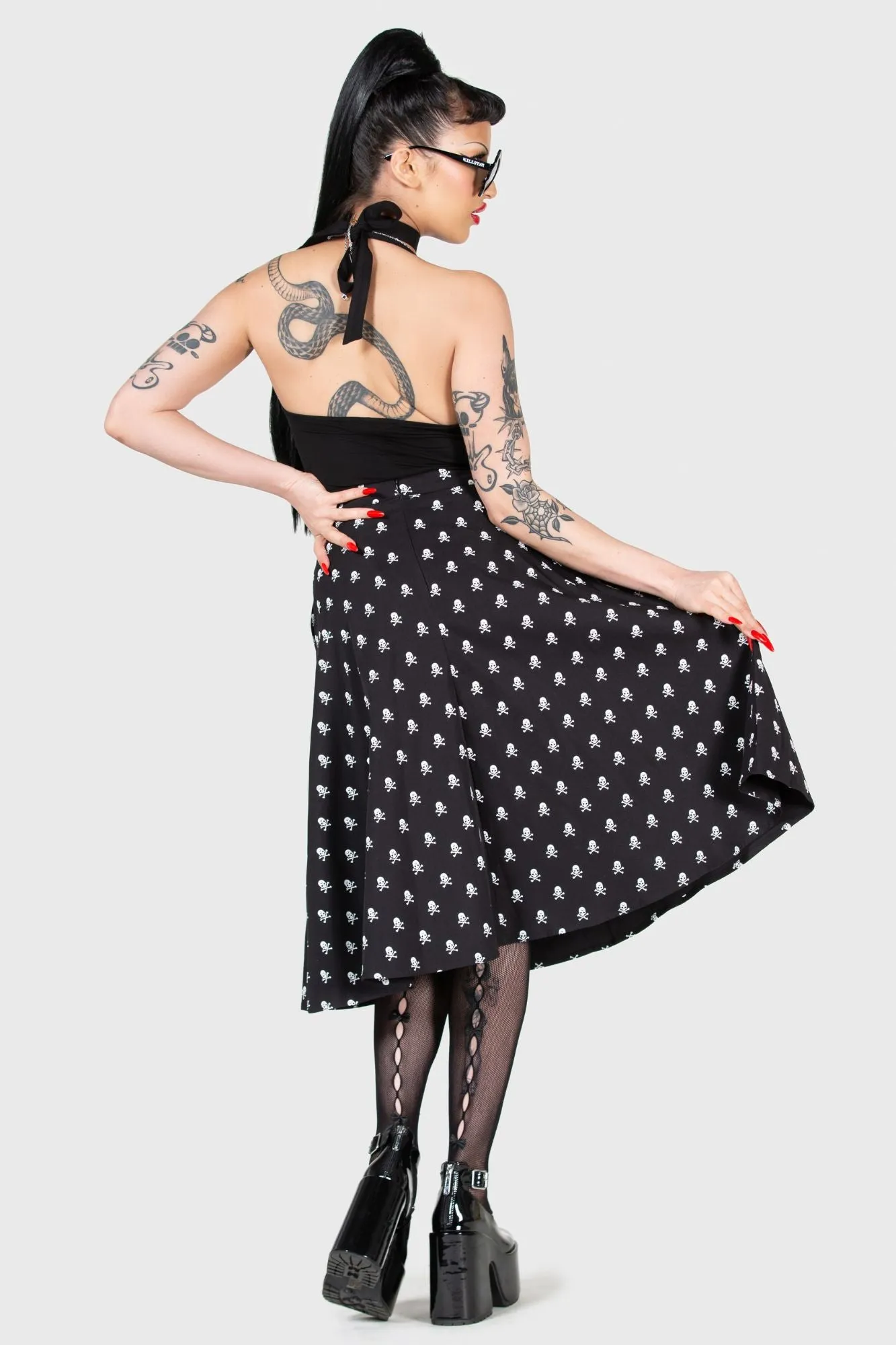 Lay Dead Midi Skirt