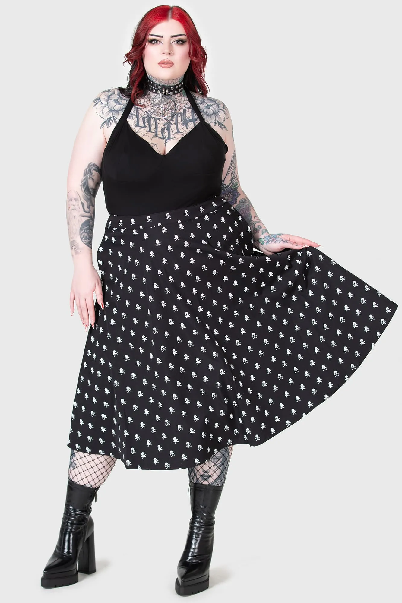 Lay Dead Midi Skirt