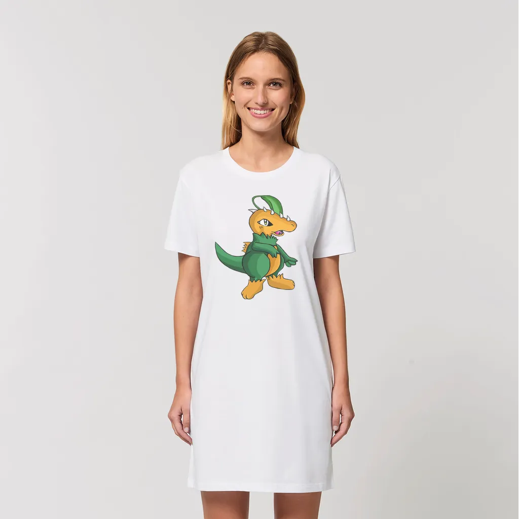 Leafasaur Organic T-Shirt Dress