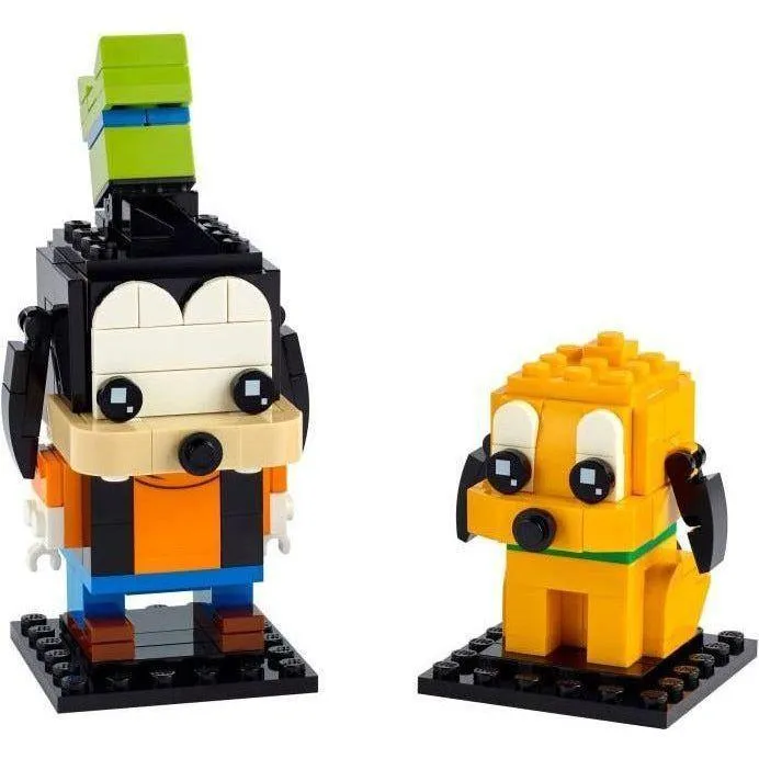 LEGO Disney Brickheadz 40378 Number 98 & 99 - Pluto & Goofy