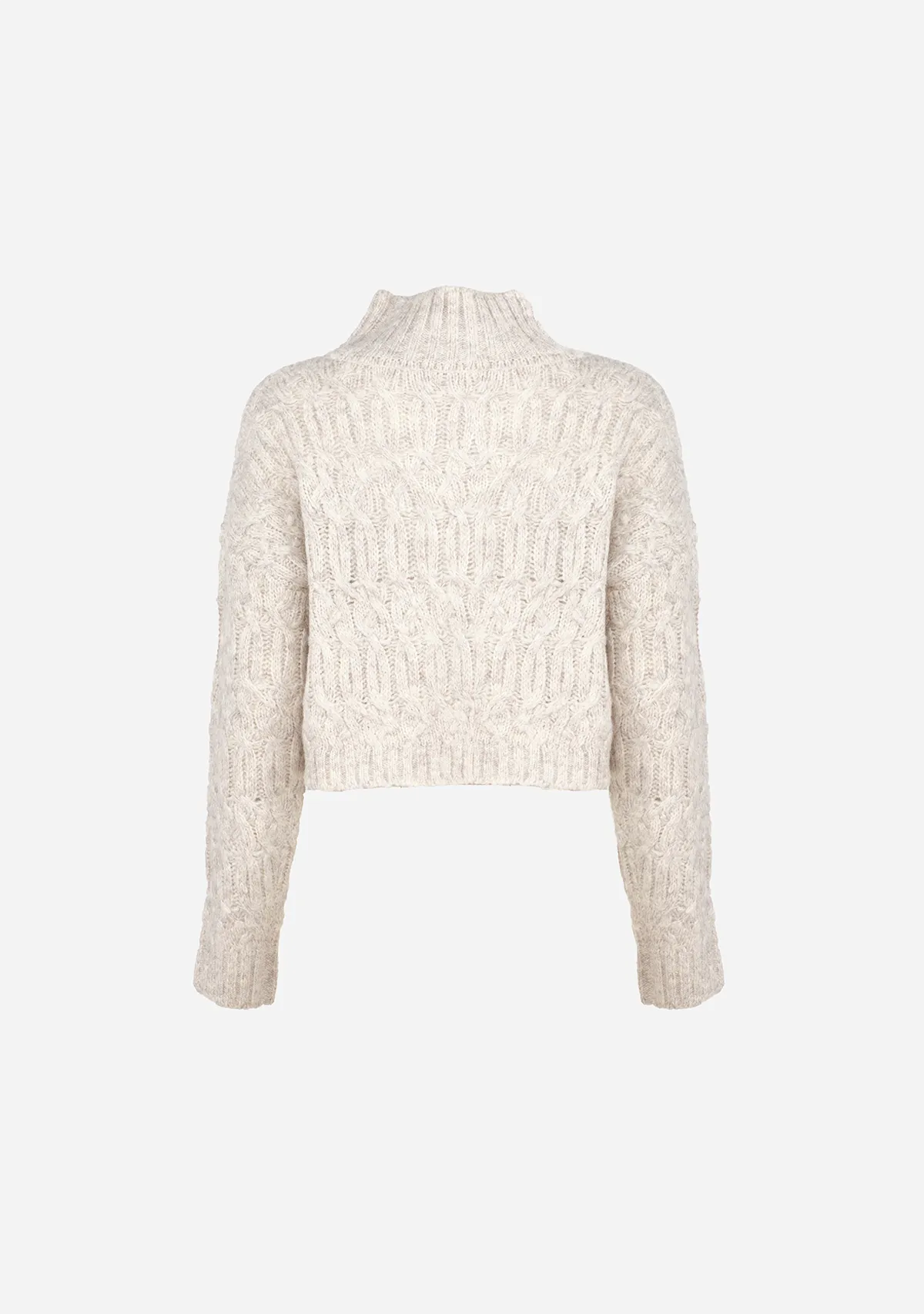 Lena Mohair Blend Cropped Sweater