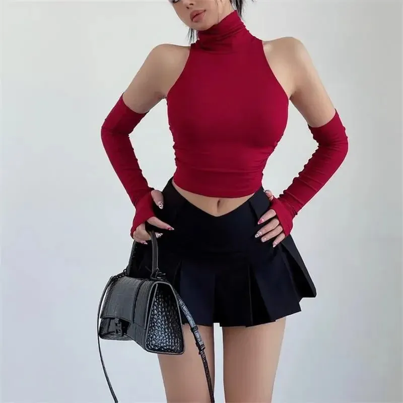 Leni Oversleeve Turtleneck Top