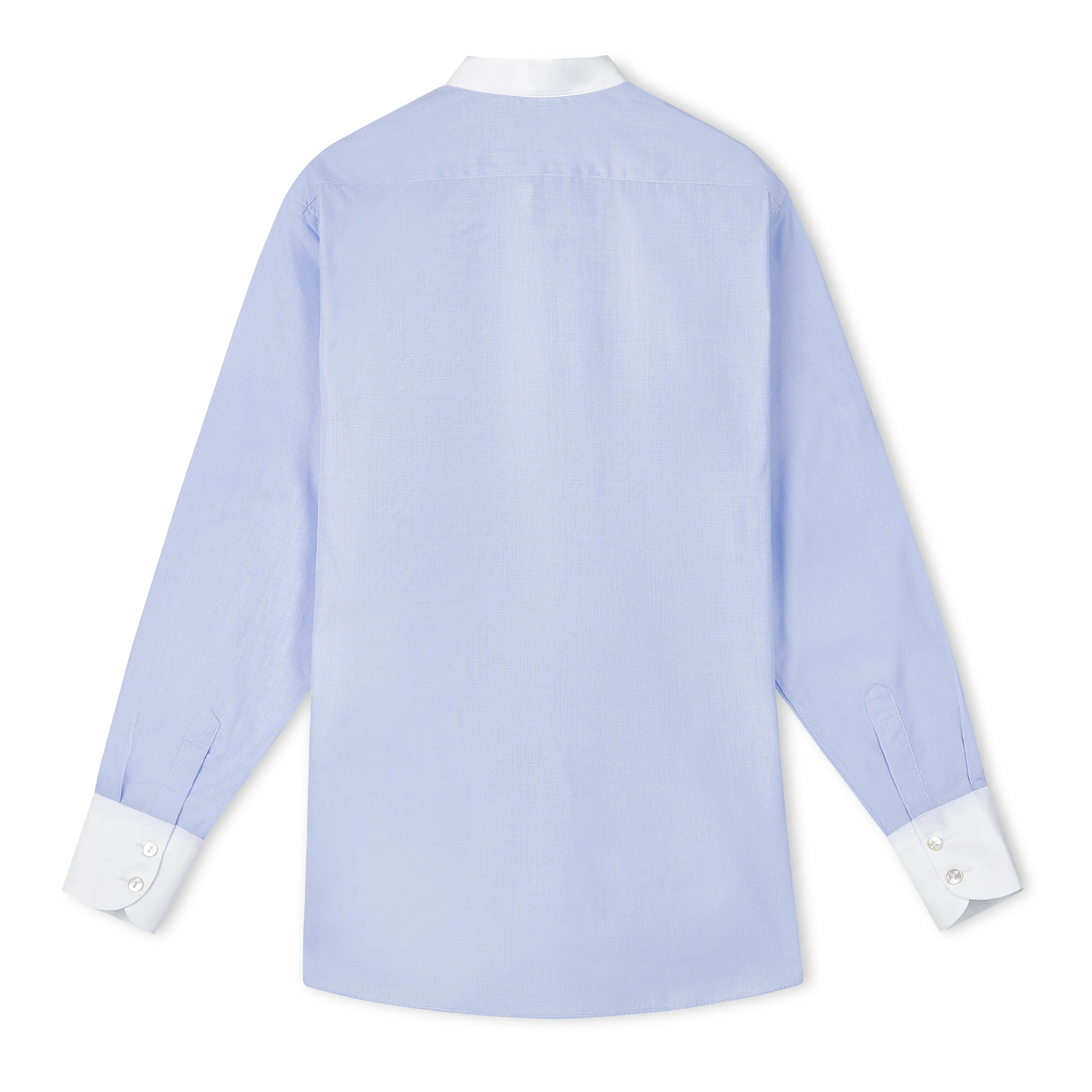 Matilde Blue Shirt With White Trim