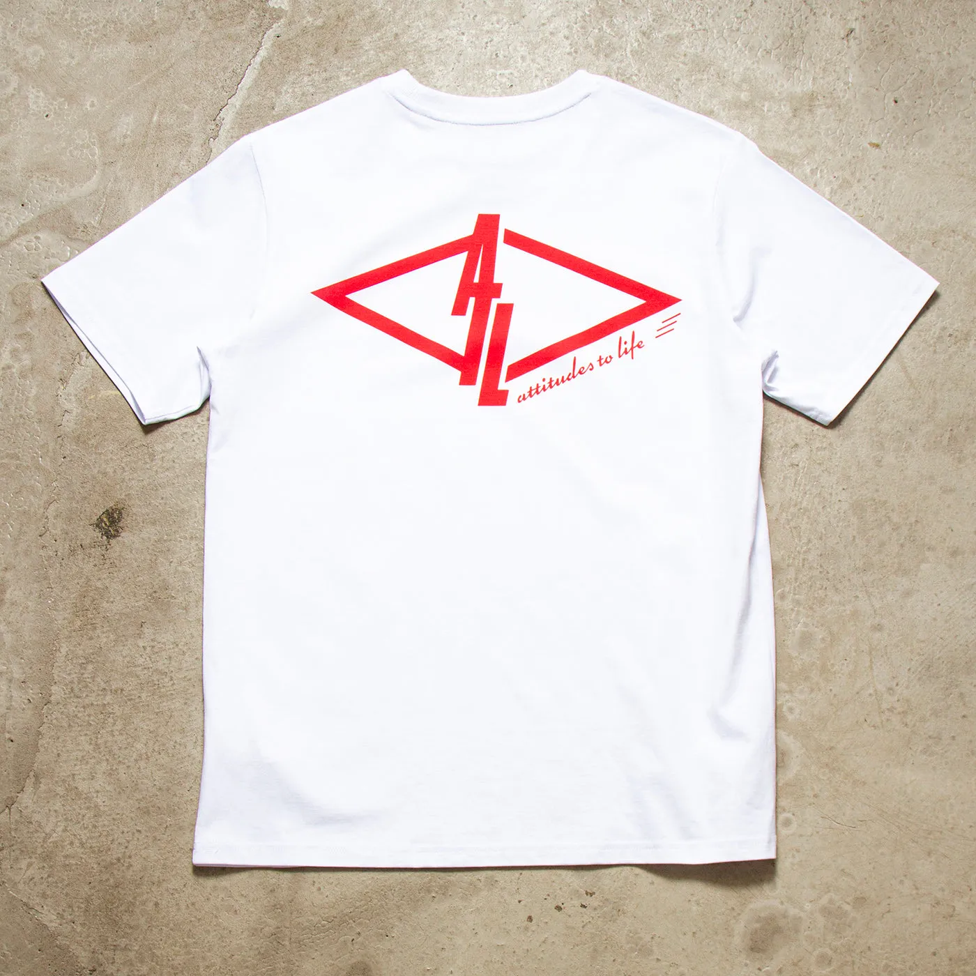 Matrefakt Attitudes To Life 007 Back Print - Tshirt - White