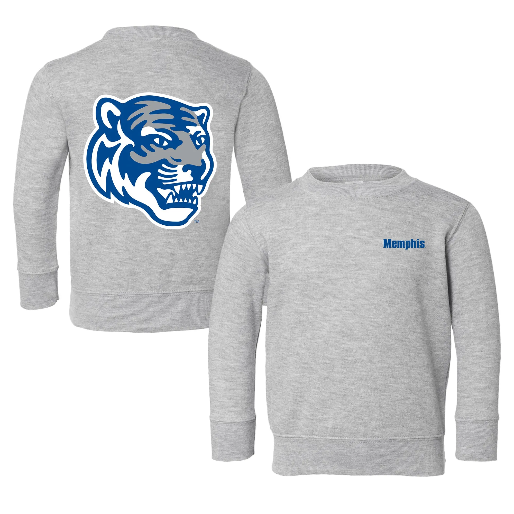 Memphis Tigers Logo Toddler Crewneck Sweatshirt