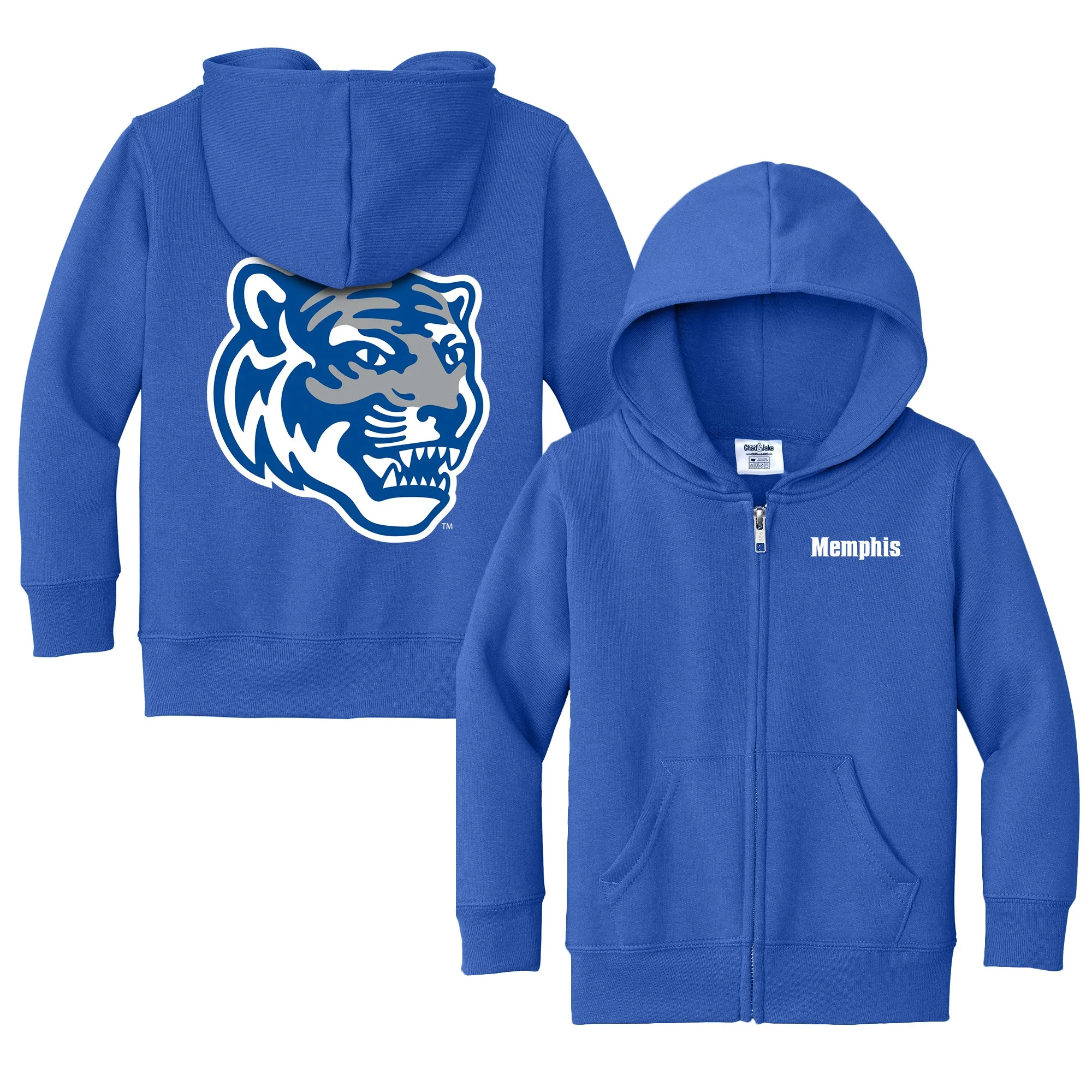 Memphis Tigers Logo Toddler Full-Zip Sweatshirt