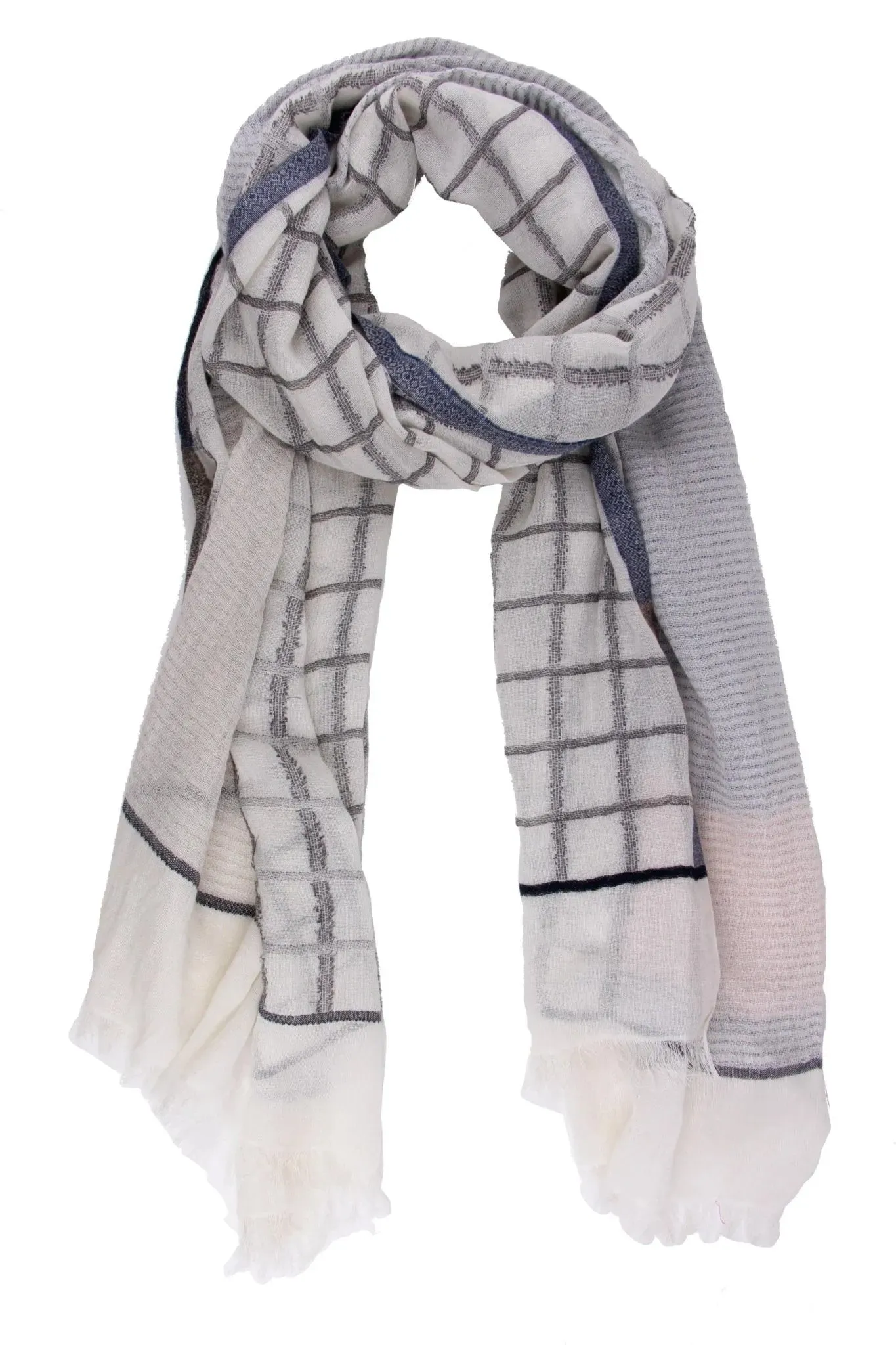 Mesa Checkered Print Scarf