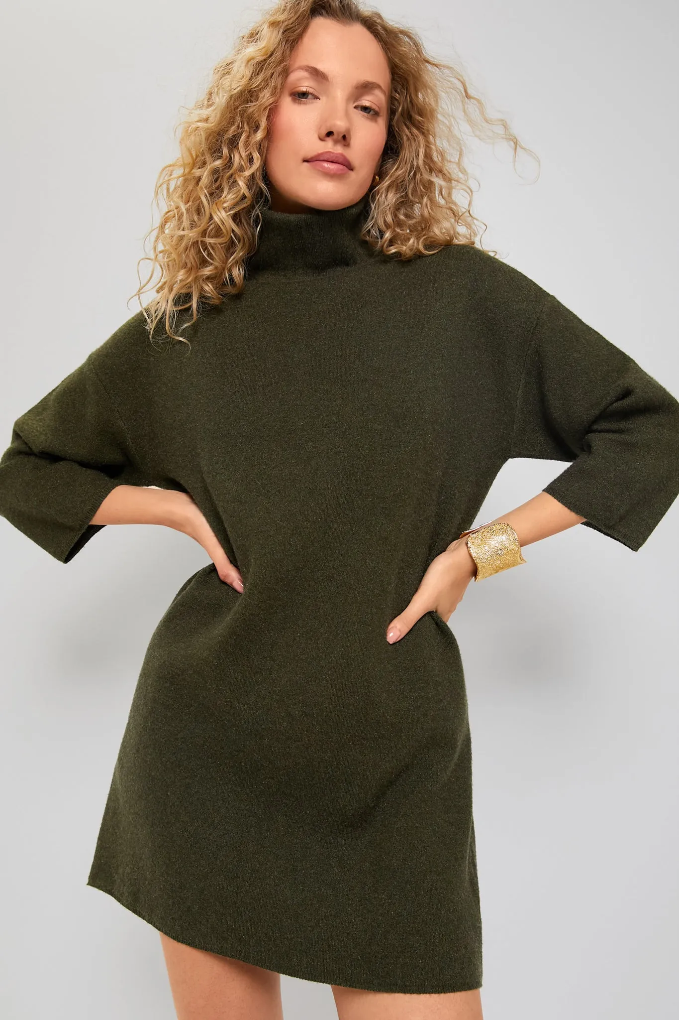 Moss Green Vivianne Dress