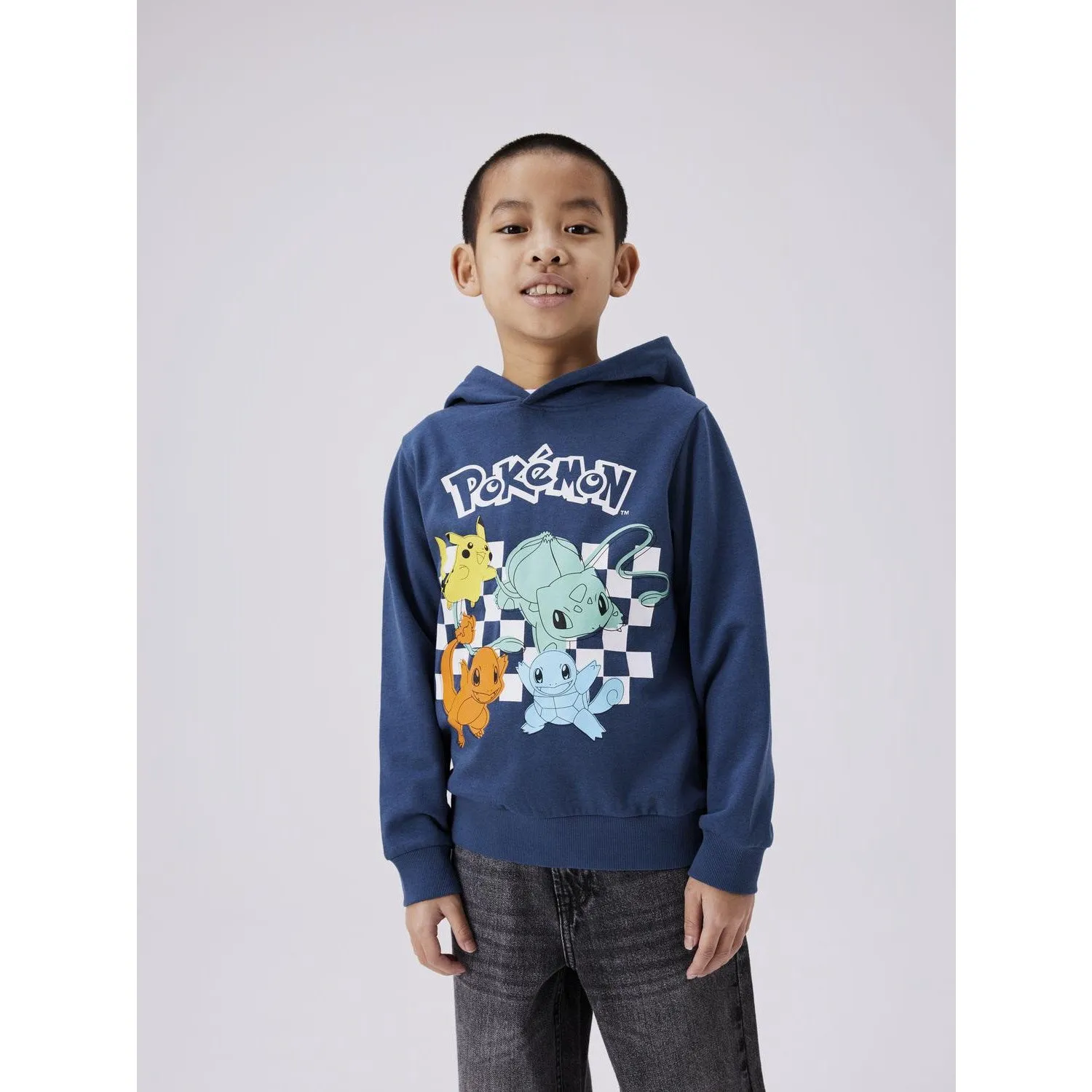 Name It Dark Denim Jister Pokemon Sweatshirt Noos