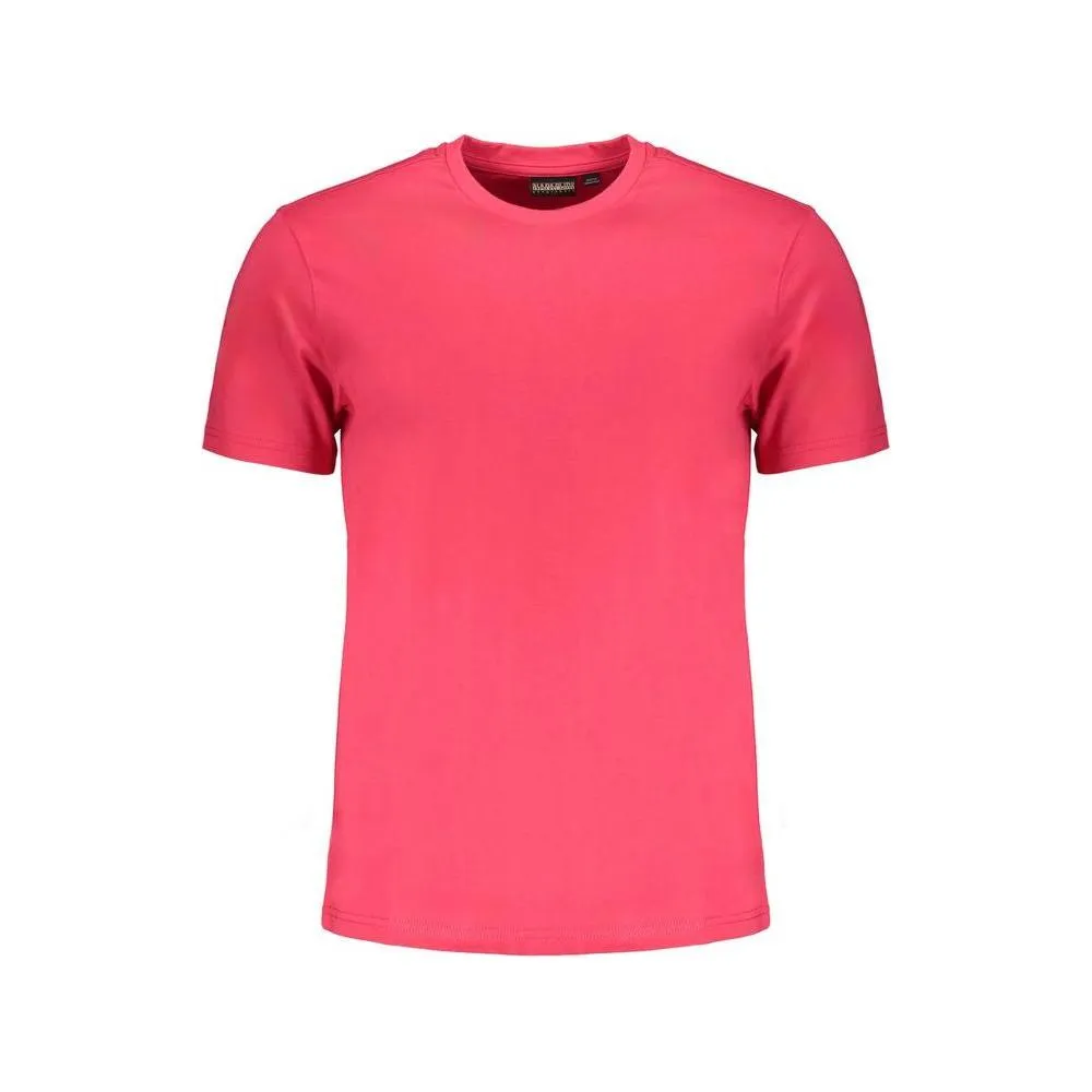 Napapijri Pink Cotton T-Shirt