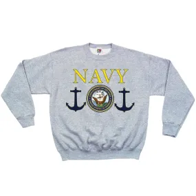 Navy Seal and Anchors Crewneck Sweatshirt