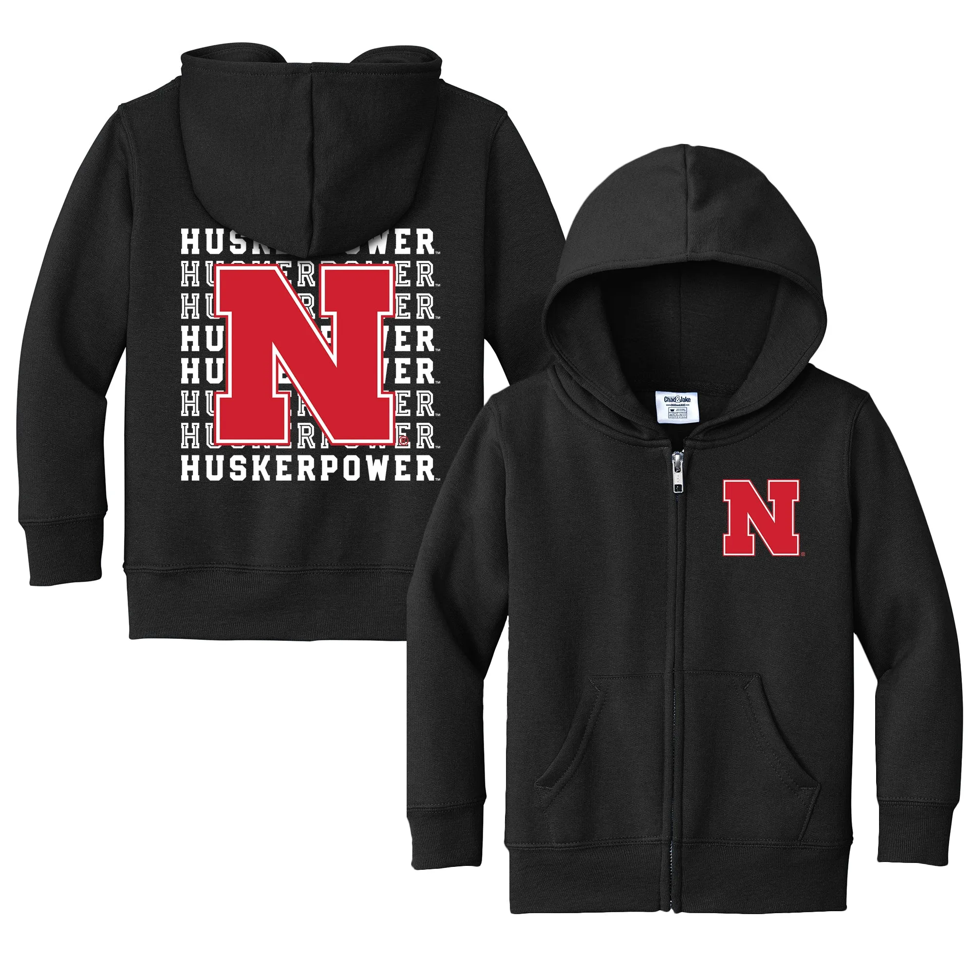 Nebraska Cornhuskers Retro Toddler Full-Zip Sweatshirt