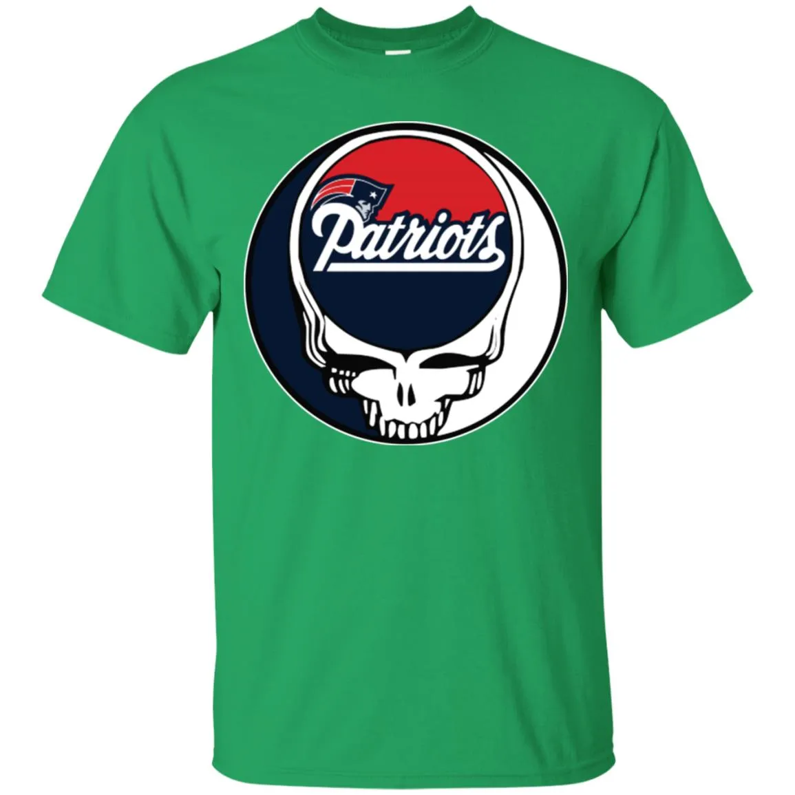 New England Patriots Grateful Dead Steal Your Face Football Nfl Shirts