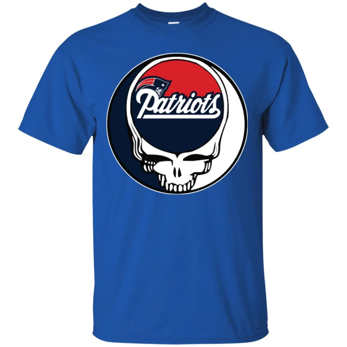 New England Patriots Grateful Dead Steal Your Face Football Nfl Shirts