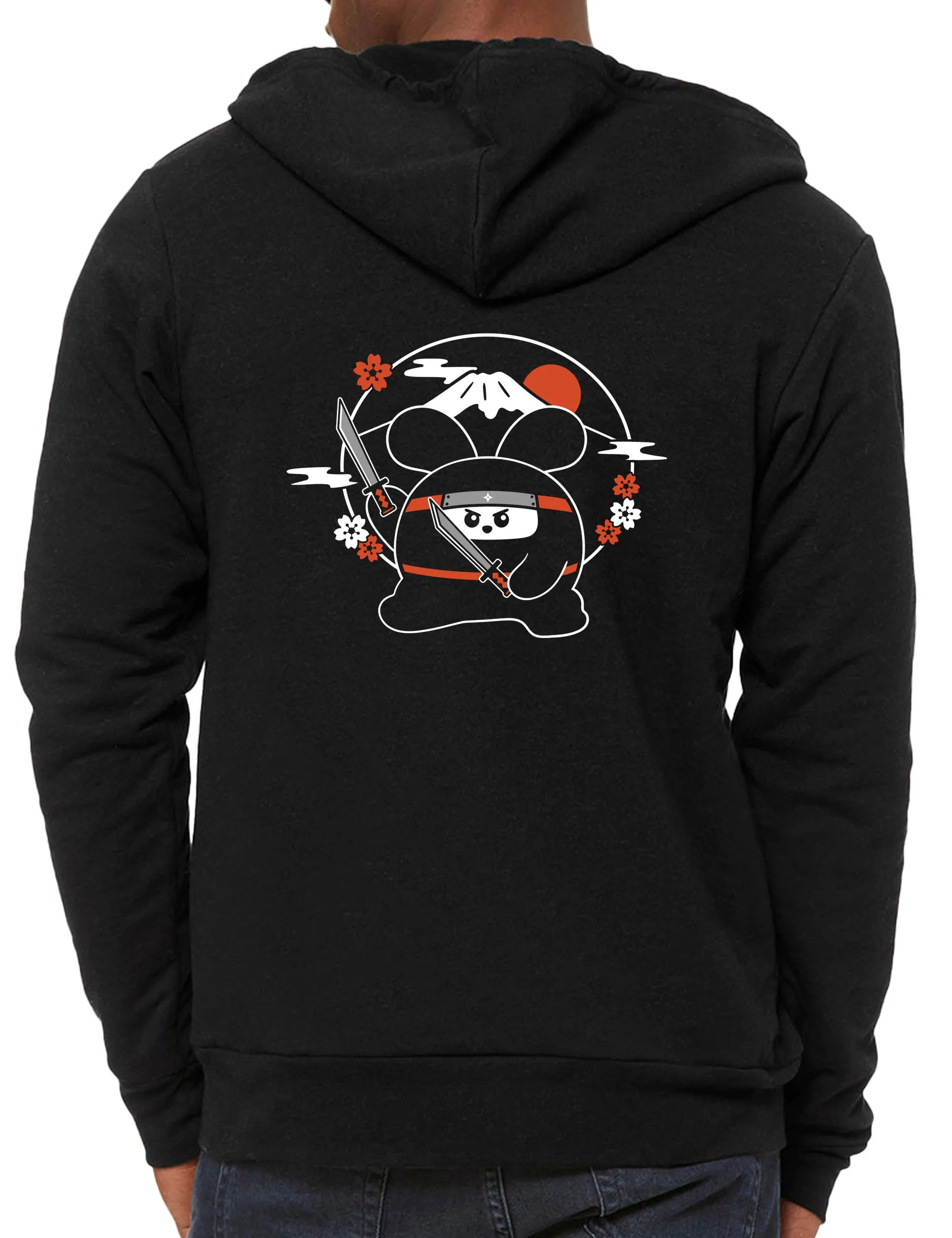 Ninja Blossom Unisex Zip-up Hoodie