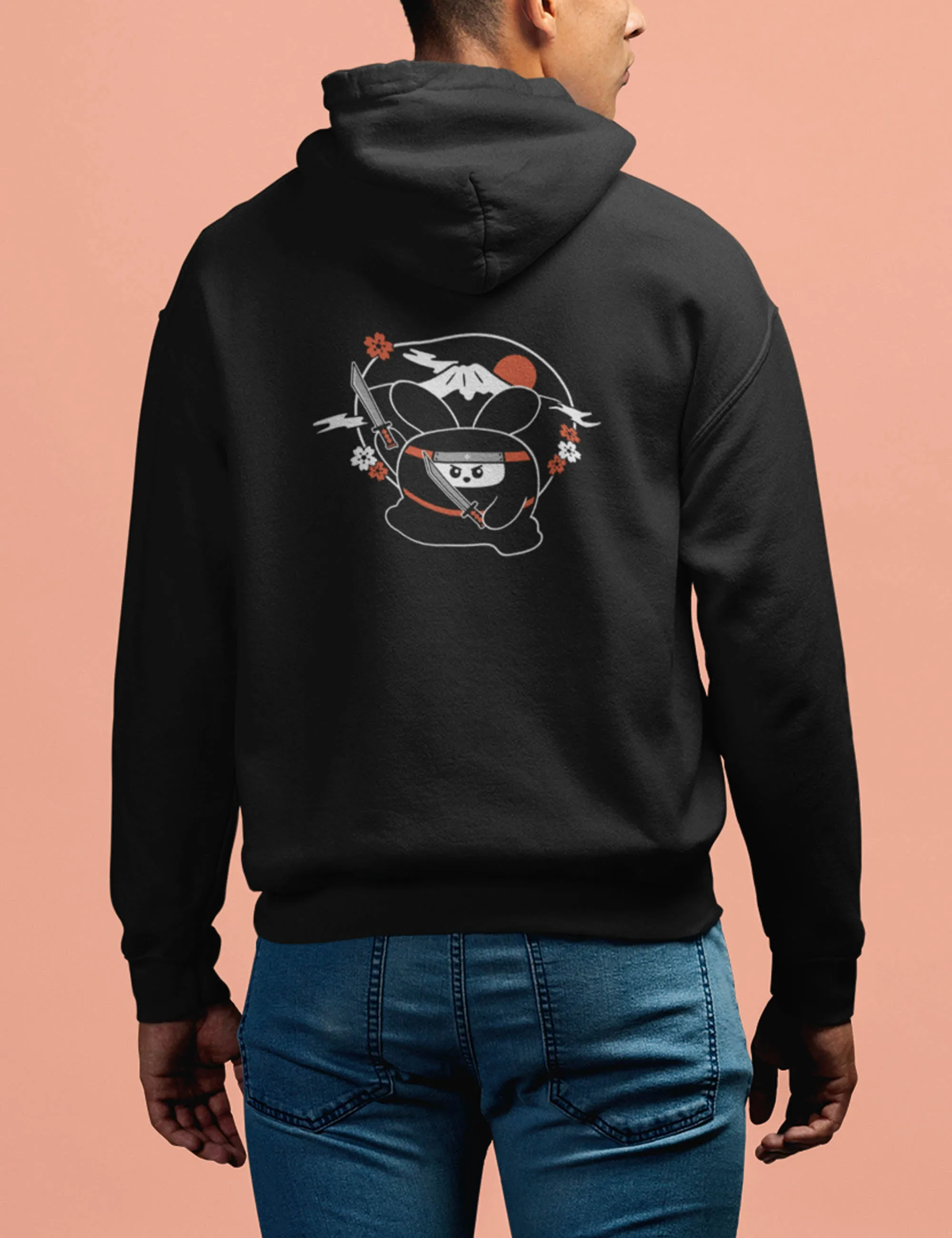 Ninja Blossom Unisex Zip-up Hoodie