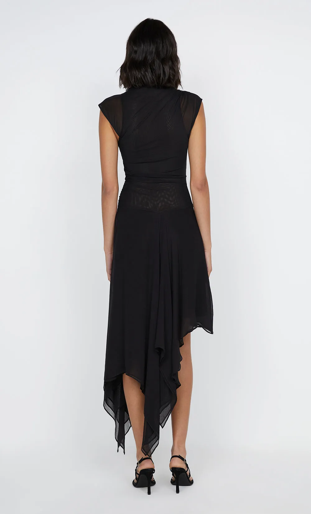 NOEMI ASYM DRESS - BLACK