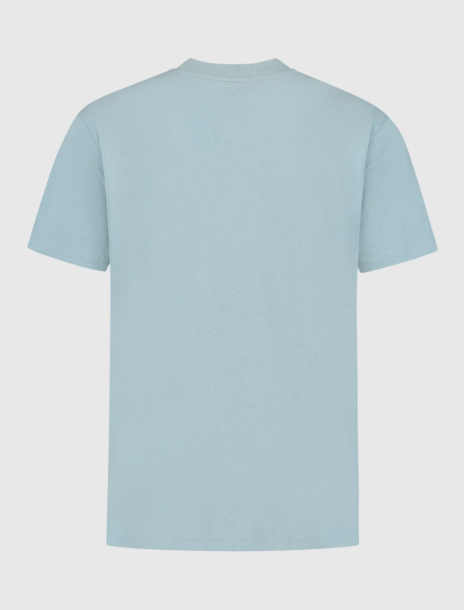 Organic Sideline Wordmark T-shirt | Blue Grey