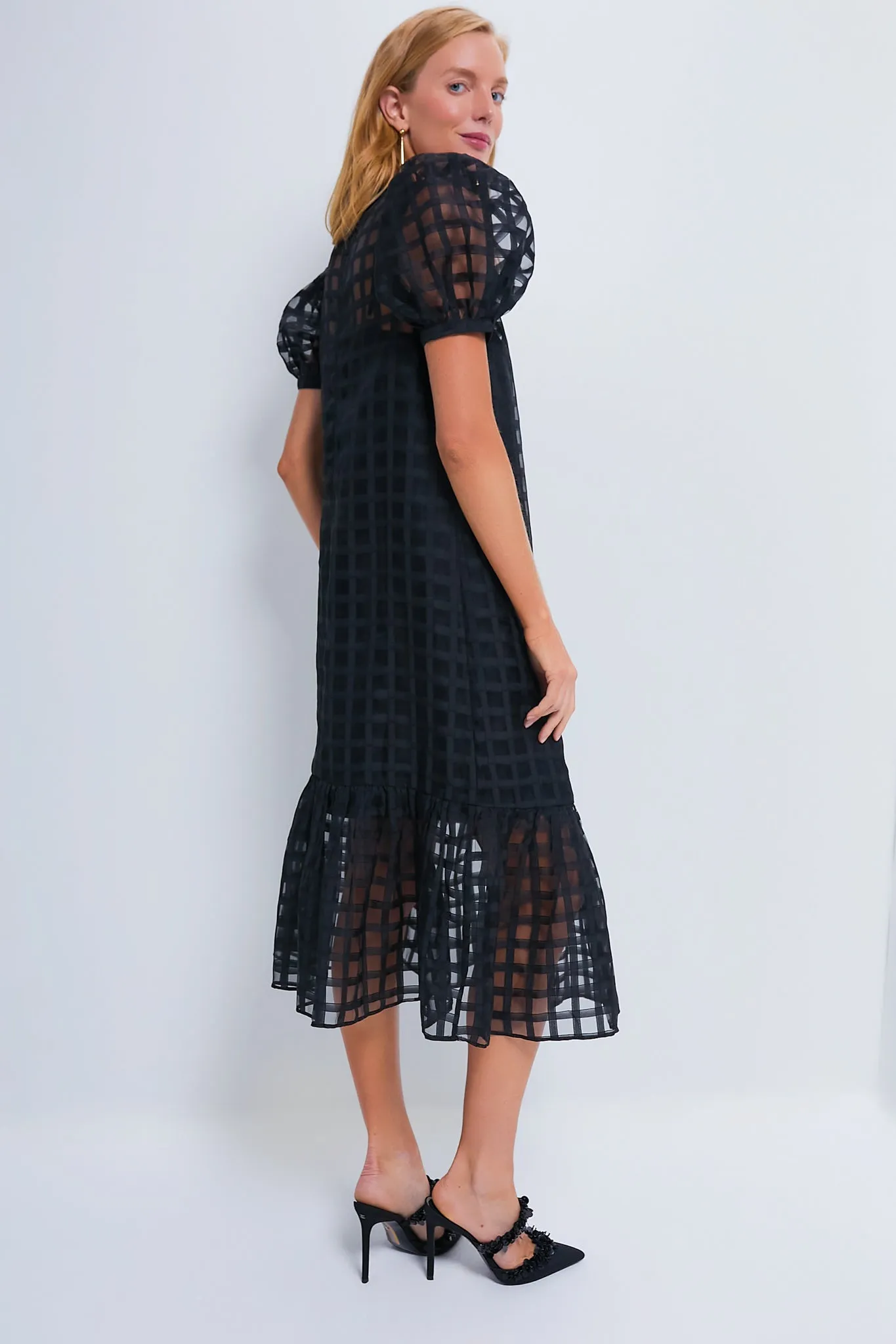 Organza Windowpane Waverly Dress