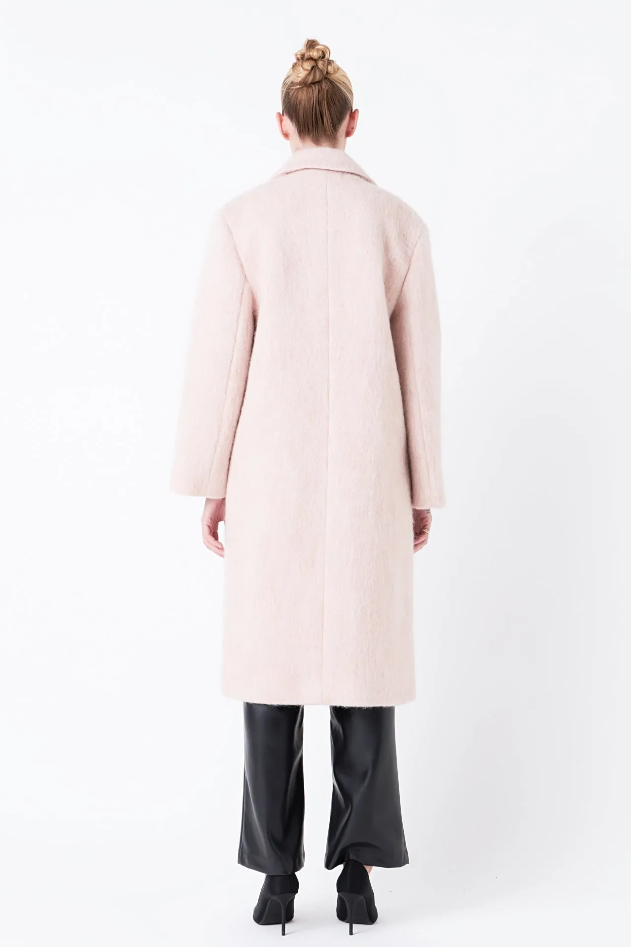 Oversize Single-breasted Long Coat