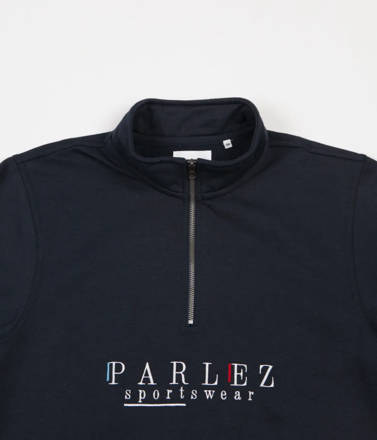 Parlez Wear 1/4 Zip Sweatshirt - Navy