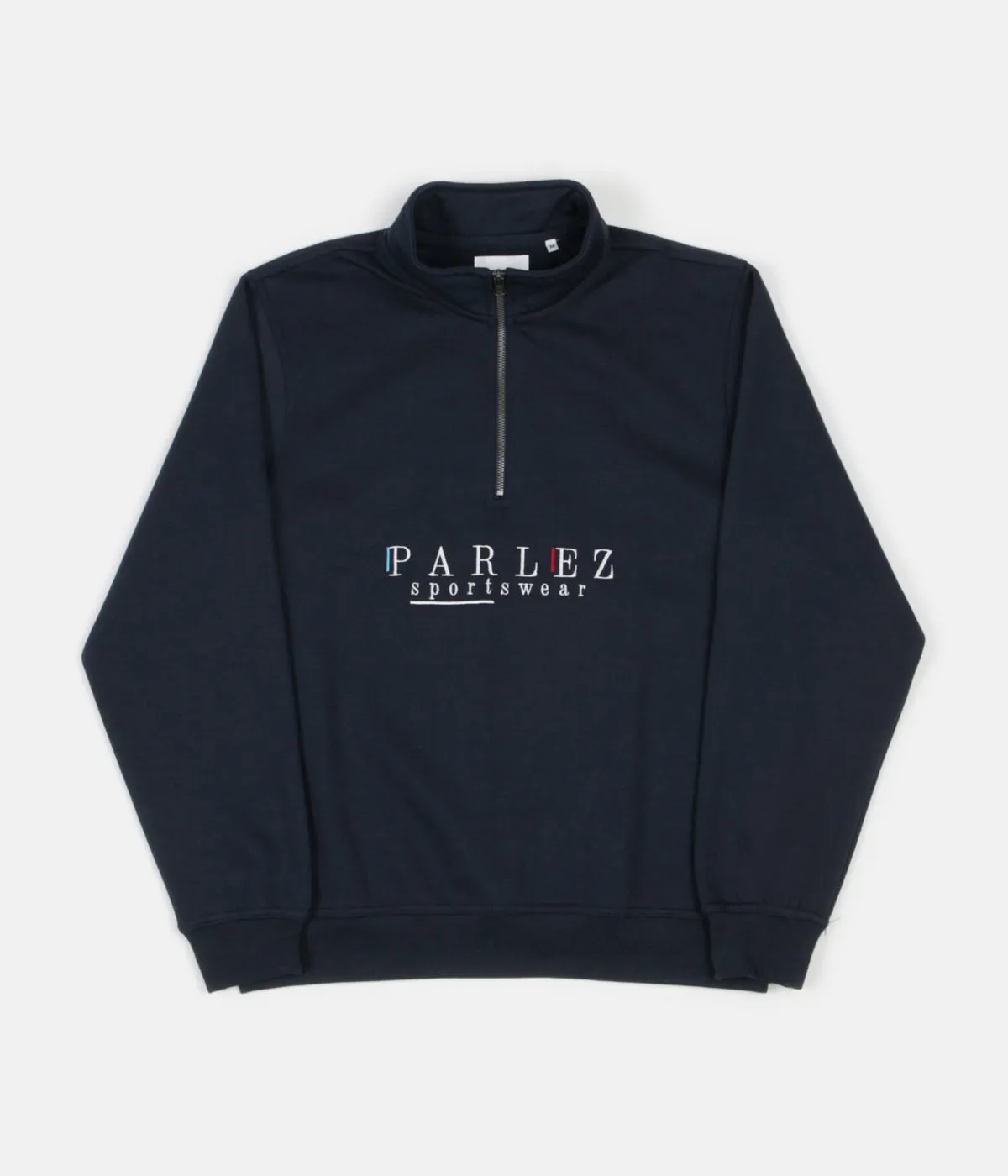 Parlez Wear 1/4 Zip Sweatshirt - Navy