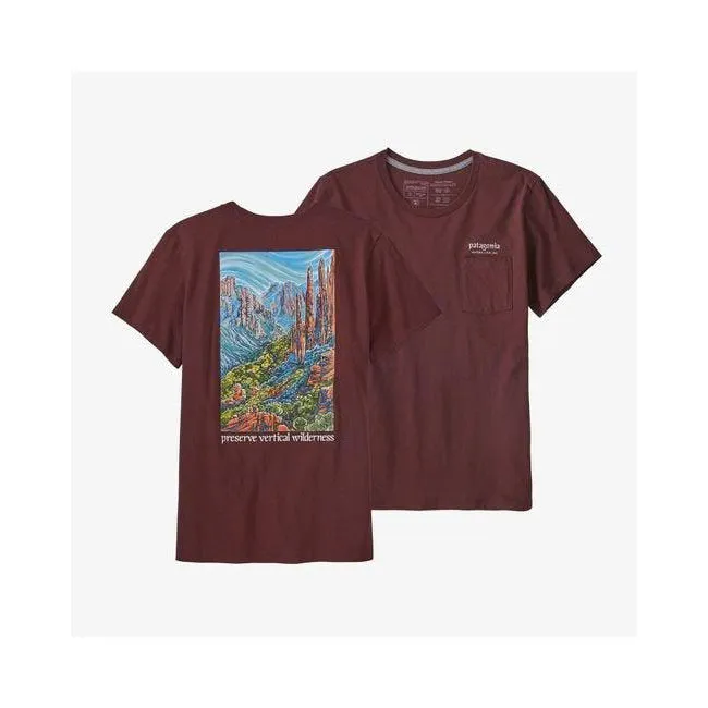 Patagonia Women's Oak Flat Organic Pocket T-Shirt