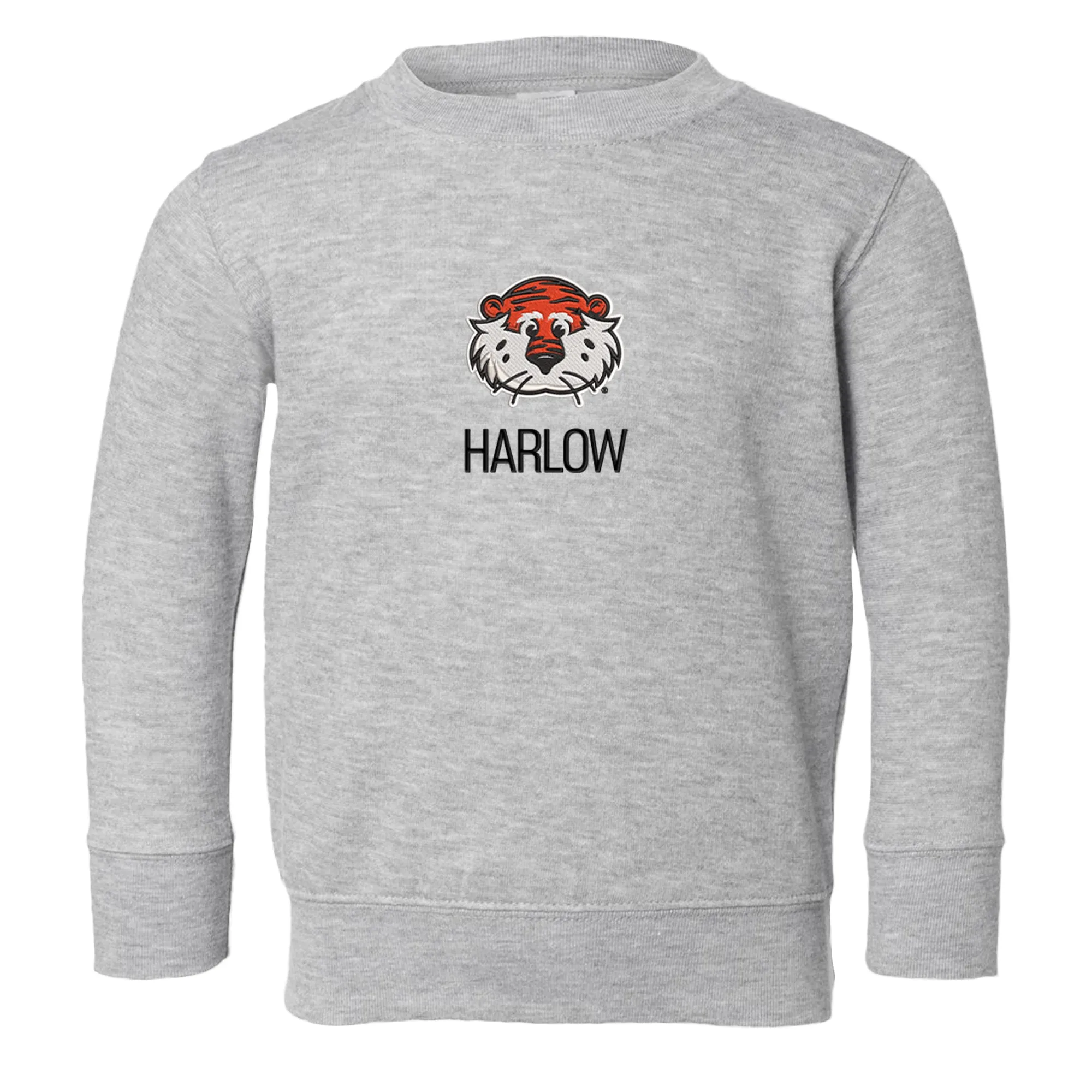 Personalized Auburn Tigers Aubie Toddler Crewneck Sweatshirt