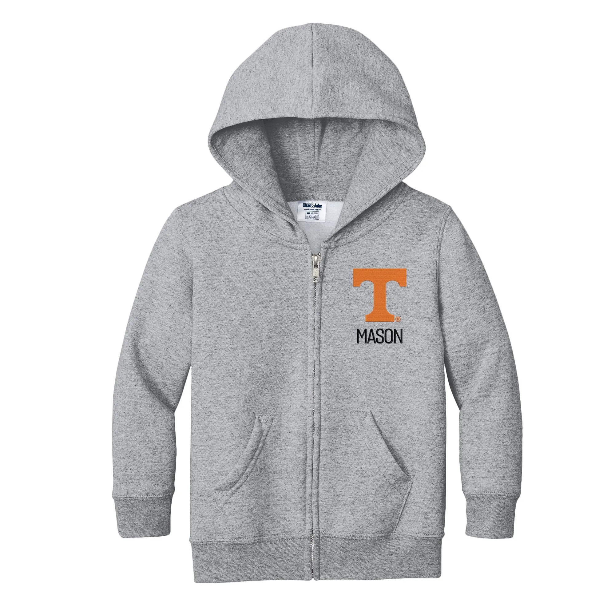 Personalized Tennessee Volunteers Toddler Full-Zip Sweatshirt