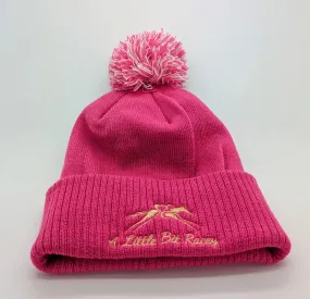 Pink Bobble Hat - A Little Bit Racey