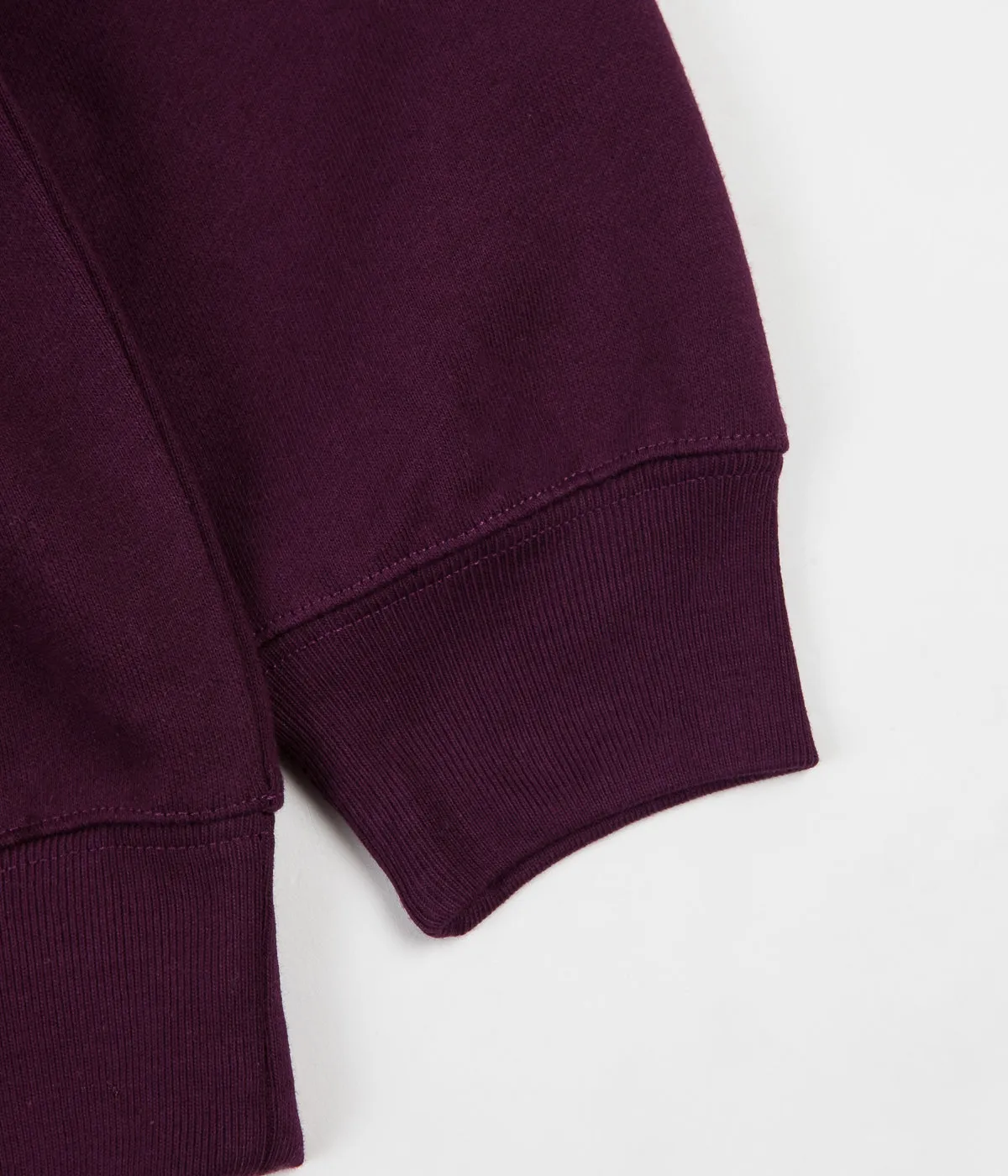 Polar Zip Neck Sweatshirt - Prune