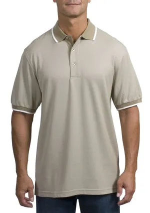 Port Authority - Twill Interlock Sport Shirt with Stripe Trim.  K416