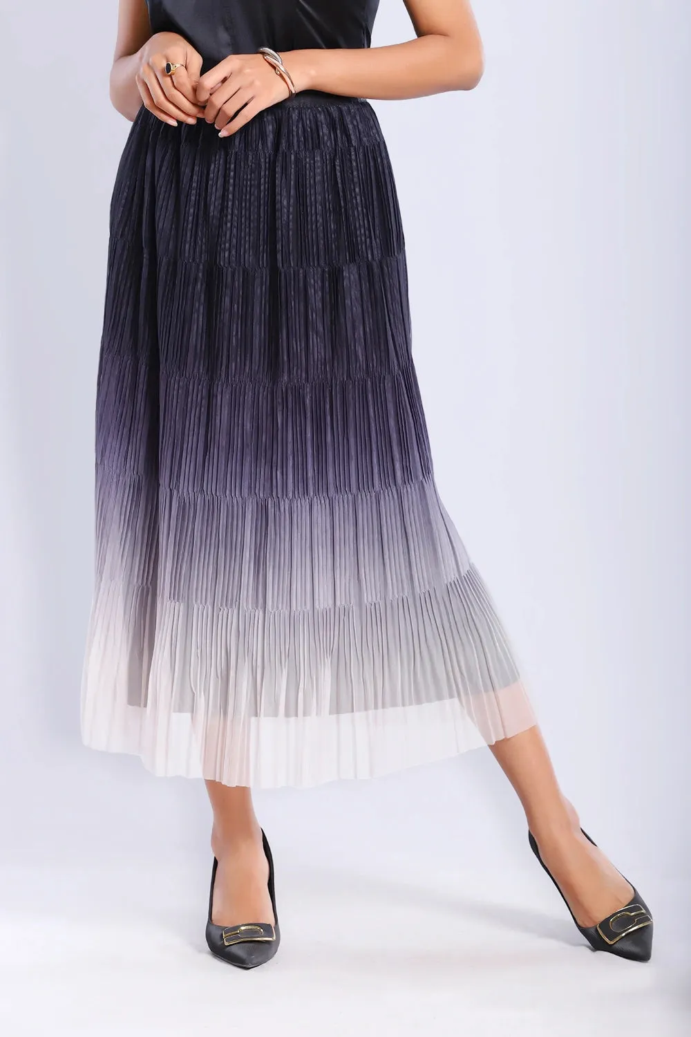 Premium Pleated Shaded Skirt