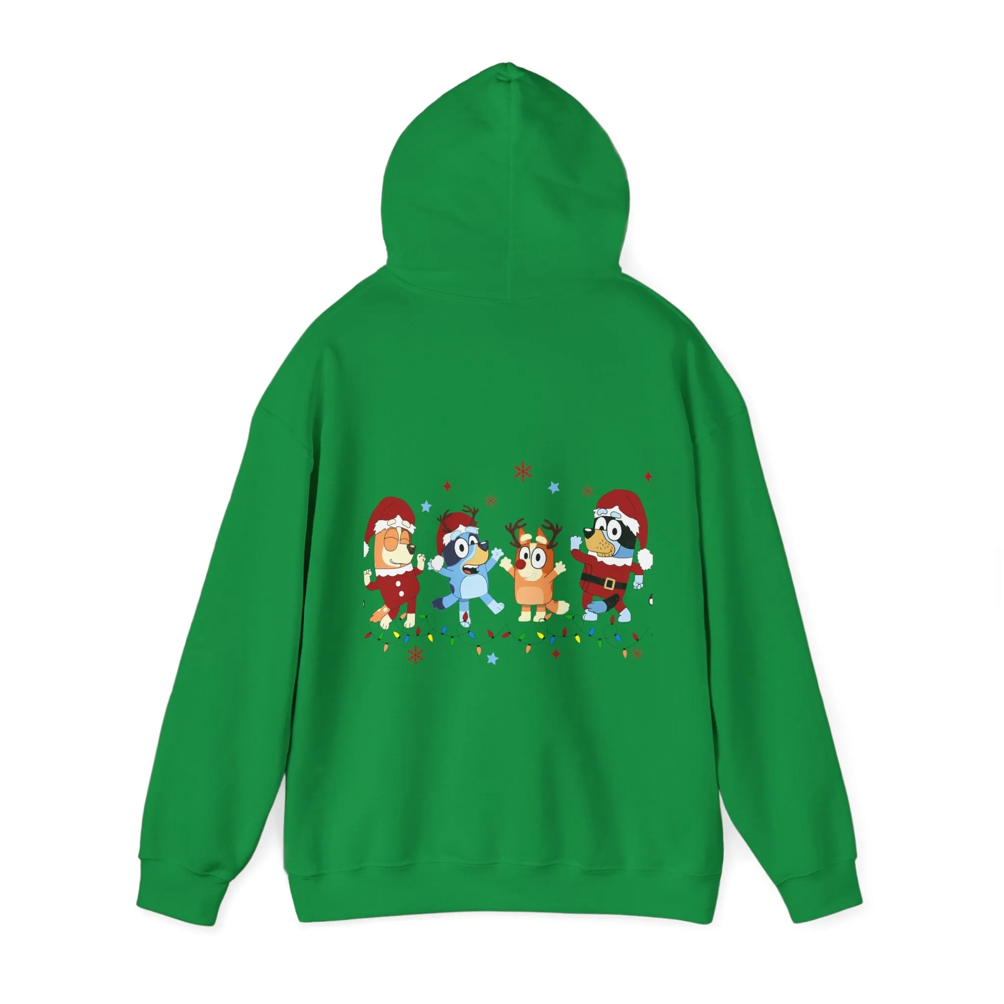 Princess Grace Festive Cartoon Characters Unisex Hooded Sweatshirt - Perfect for Holiday Cheer