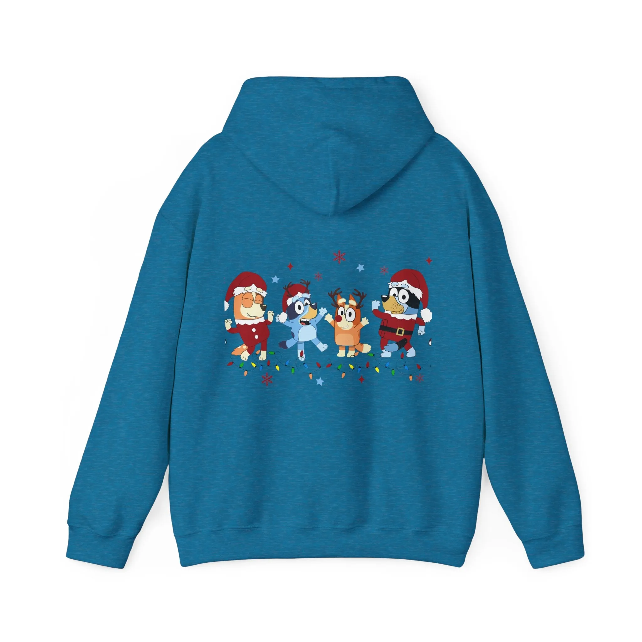 Princess Grace Festive Cartoon Characters Unisex Hooded Sweatshirt - Perfect for Holiday Cheer