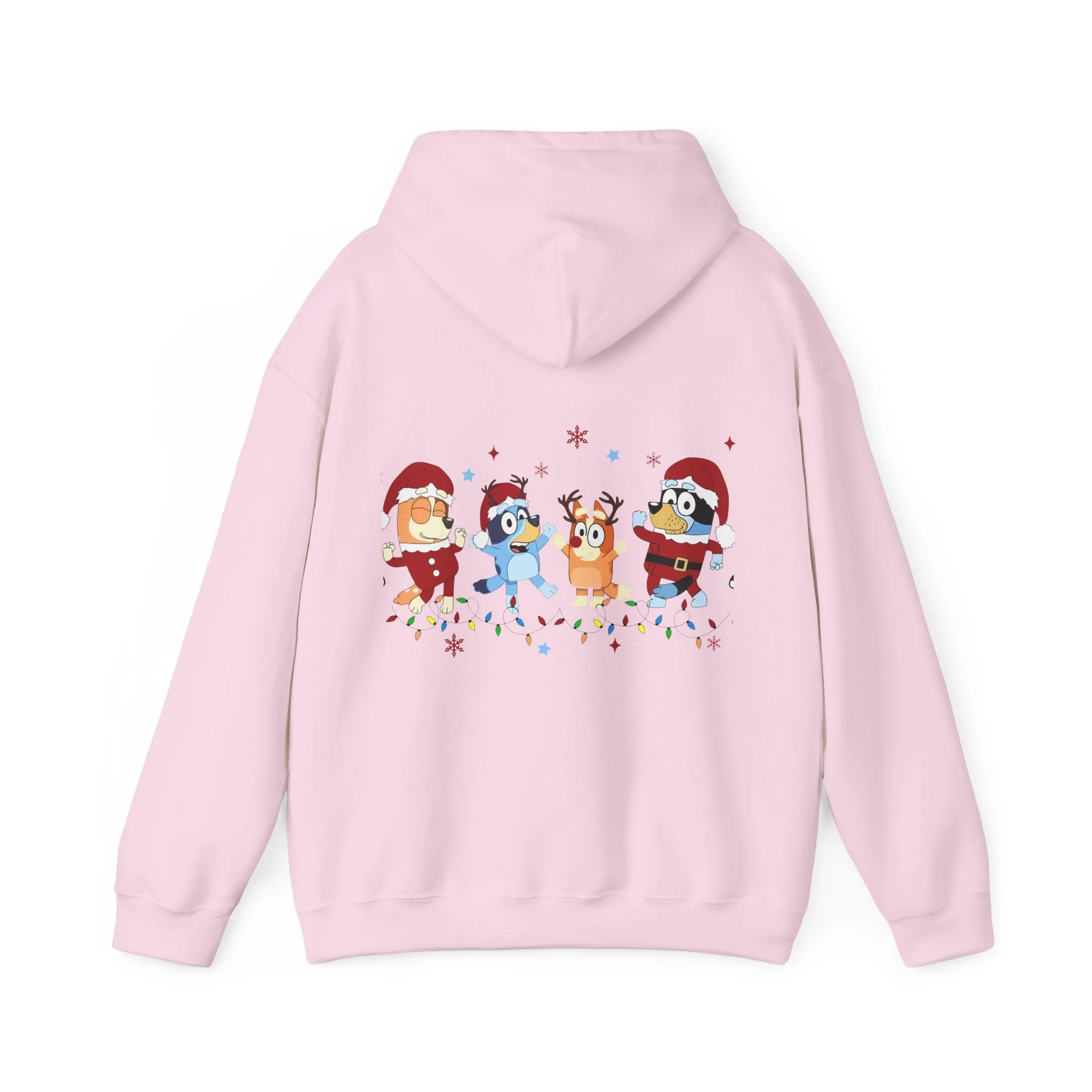 Princess Grace Festive Cartoon Characters Unisex Hooded Sweatshirt - Perfect for Holiday Cheer