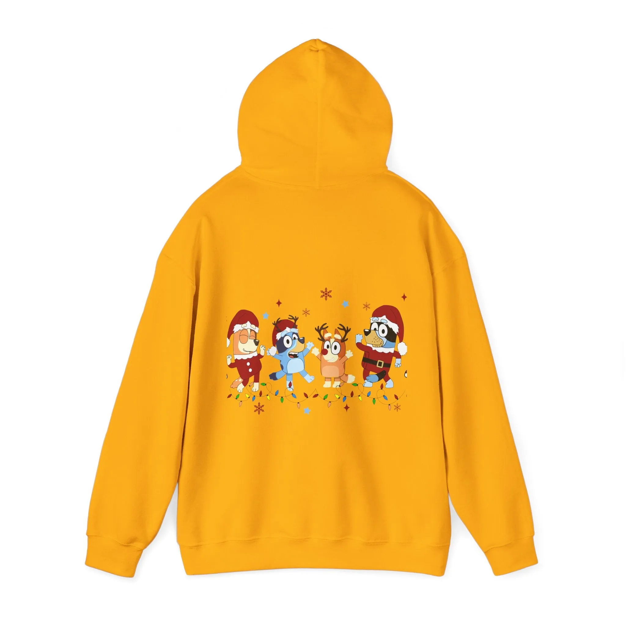 Princess Grace Festive Cartoon Characters Unisex Hooded Sweatshirt - Perfect for Holiday Cheer