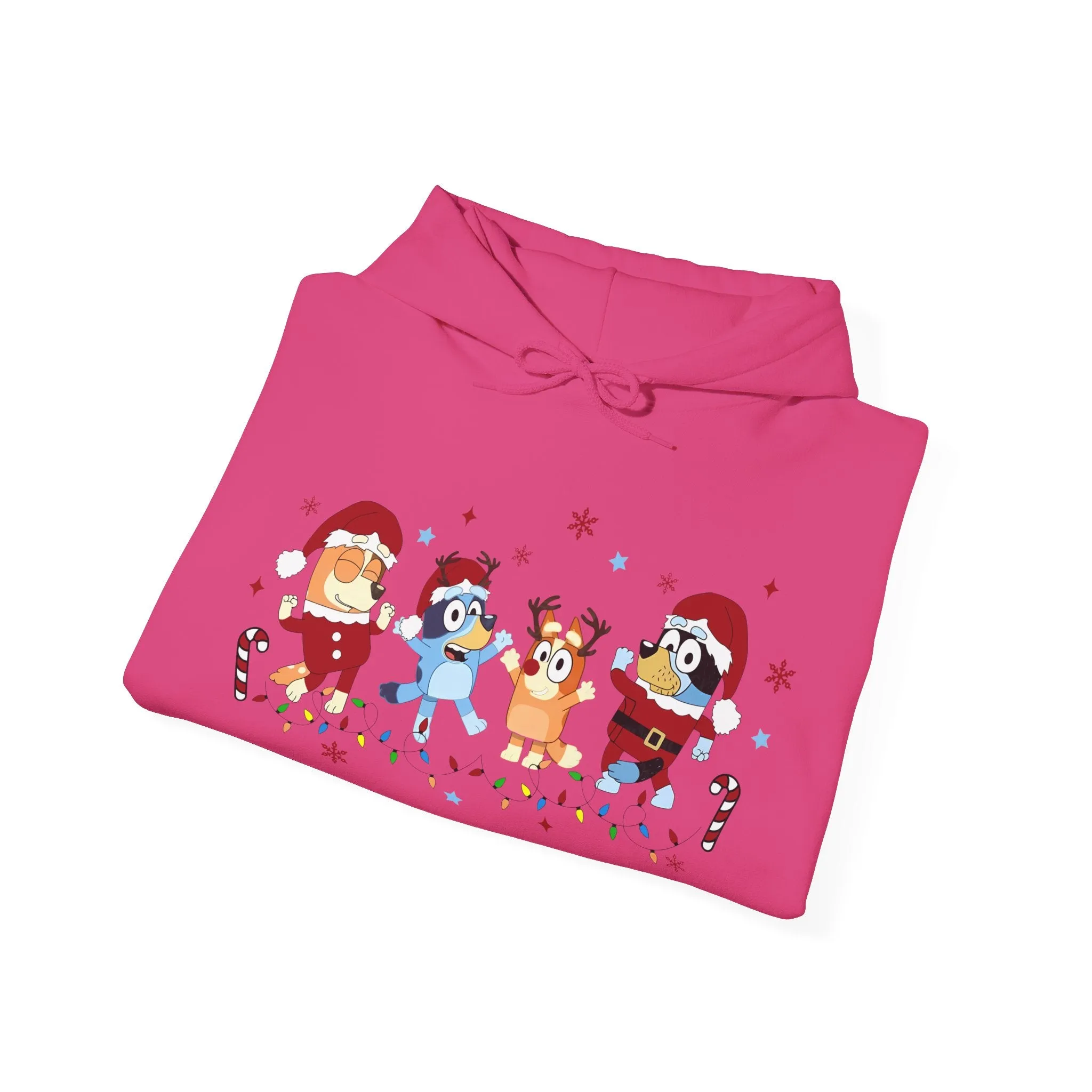 Princess Grace Festive Cartoon Characters Unisex Hooded Sweatshirt - Perfect for Holiday Cheer