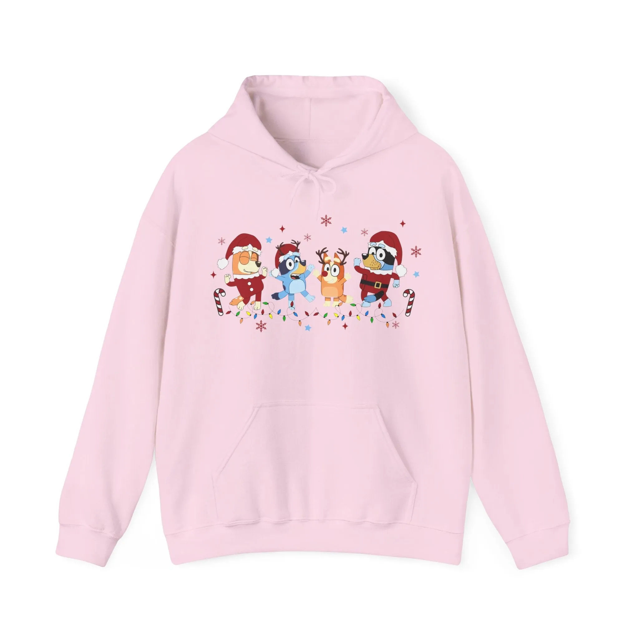 Princess Grace Festive Cartoon Characters Unisex Hooded Sweatshirt - Perfect for Holiday Cheer