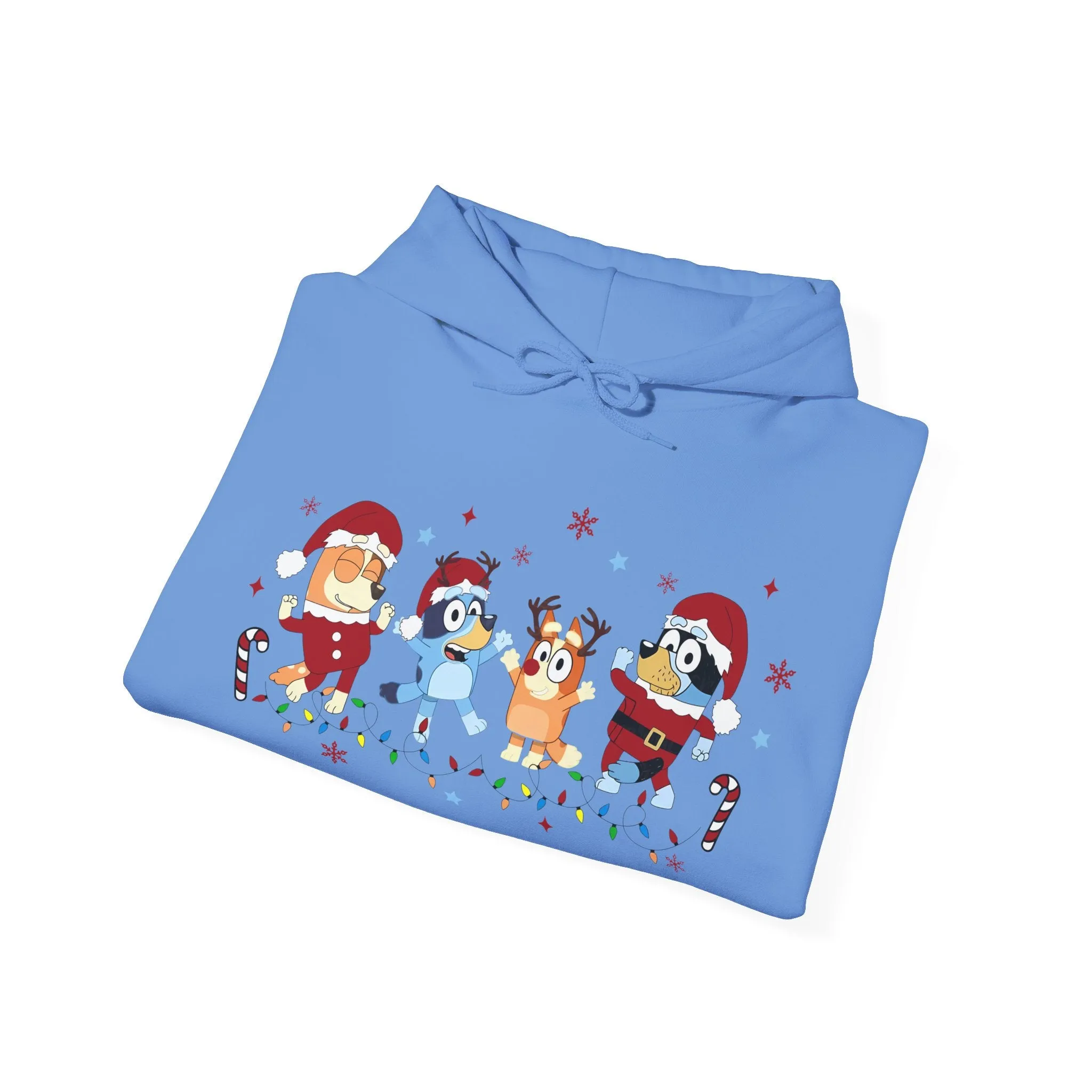 Princess Grace Festive Cartoon Characters Unisex Hooded Sweatshirt - Perfect for Holiday Cheer