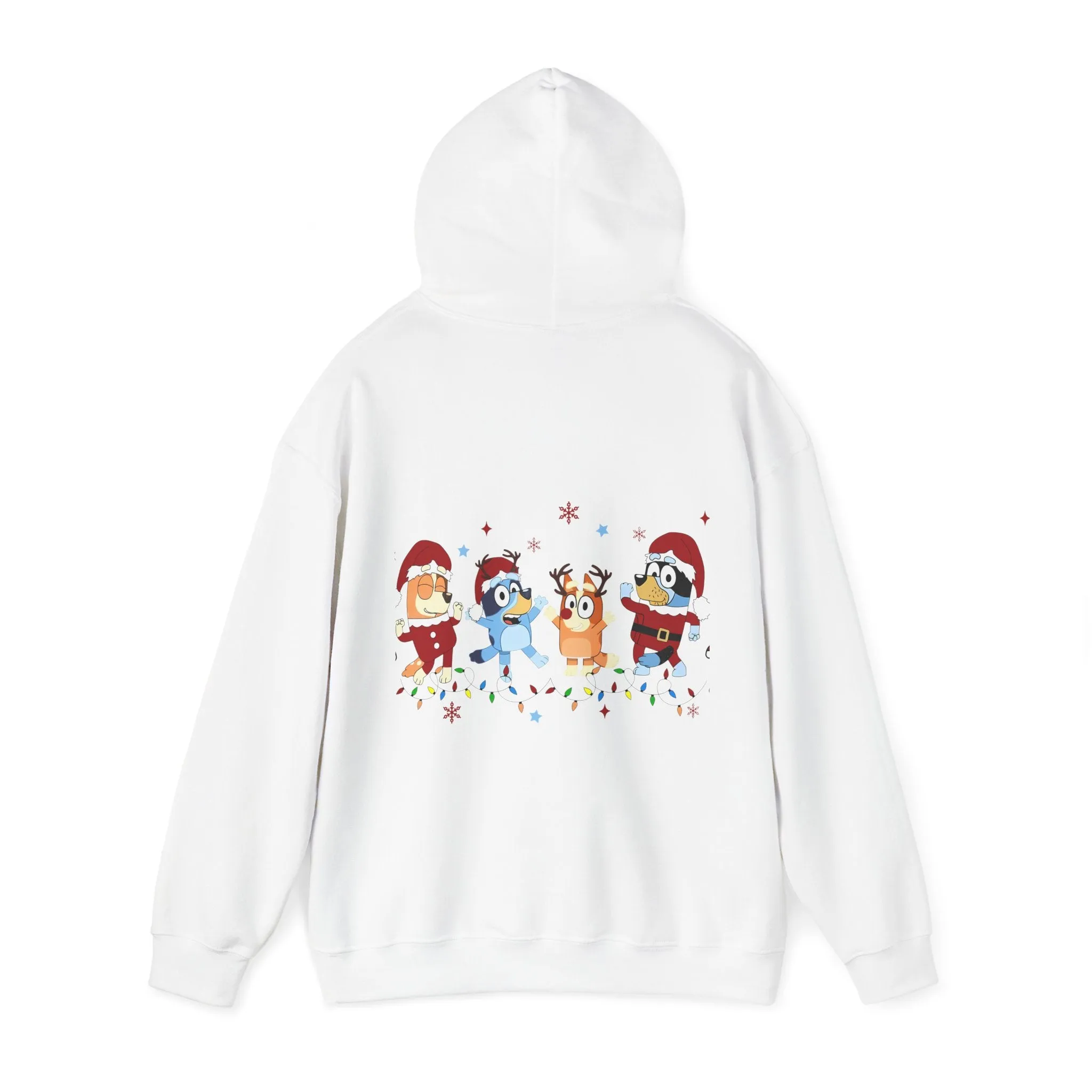 Princess Grace Festive Cartoon Characters Unisex Hooded Sweatshirt - Perfect for Holiday Cheer