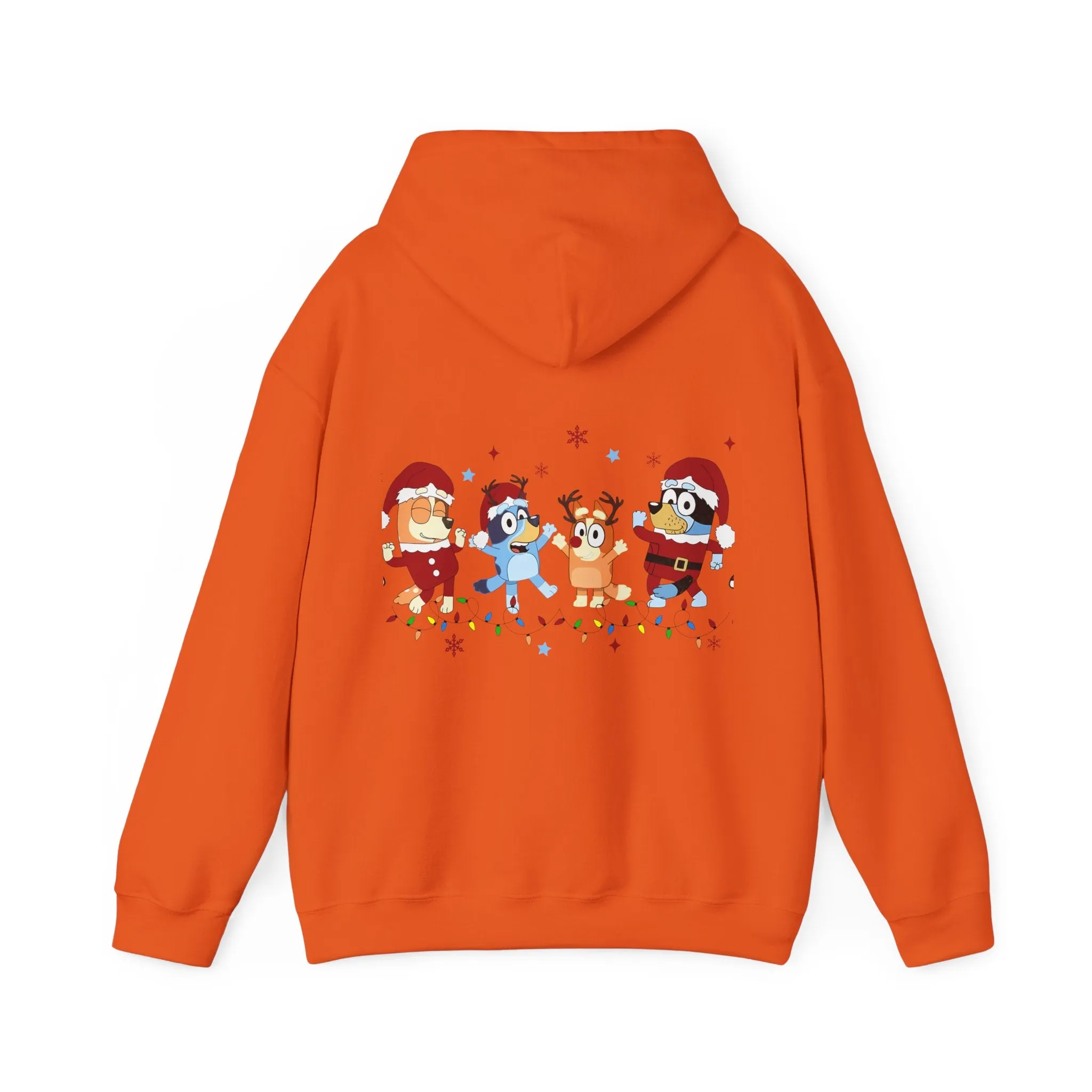 Princess Grace Festive Cartoon Characters Unisex Hooded Sweatshirt - Perfect for Holiday Cheer